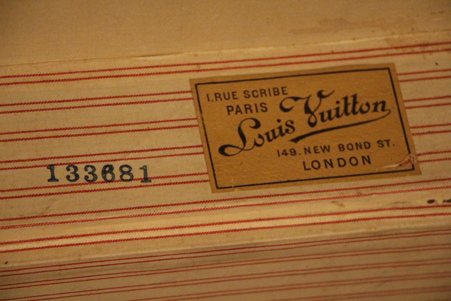 Louis Vuitton Trunk in Woven Canvas, Louis Vuitton Steamer Trunk 9