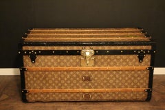 Louis Vuitton Trunk in Woven Canvas, Louis Vuitton Steamer Trunk