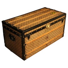Louis Vuitton Trunk in Woven Canvas, Louis Vuitton Steamer Trunk