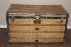 Louis Vuitton Trunk in Woven Canvas, Louis Vuitton Courier Trunk