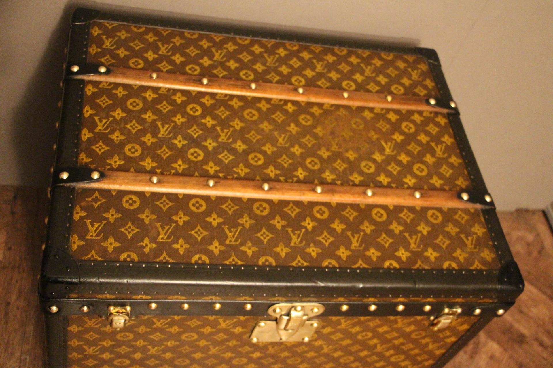 Brass Louis Vuitton Trunk, Louis Vuitton Hat Trunk