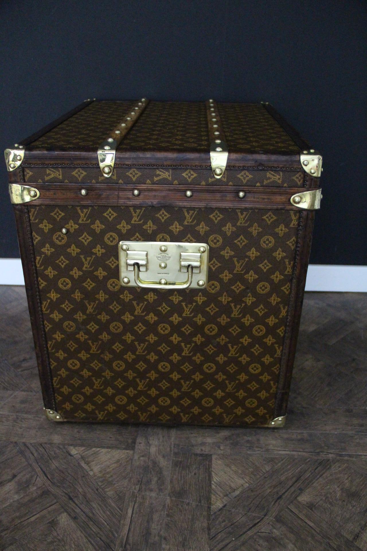 Louis Vuitton-Truhe, Louis Vuitton-Dampfer-Truhe, Louis Vuitton-Hut-Truhe im Angebot 5