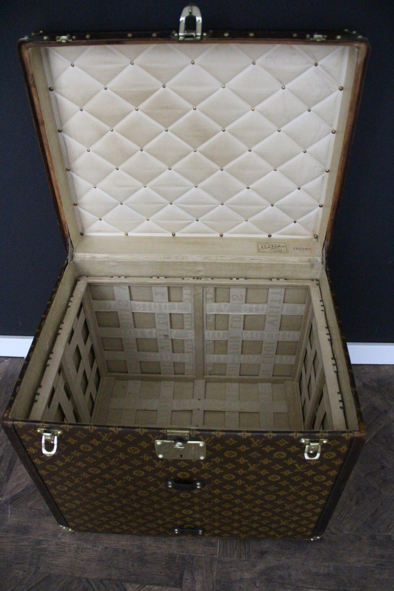 Louis Vuitton-Truhe, Louis Vuitton-Dampfer-Truhe, Louis Vuitton-Hut-Truhe im Angebot 8