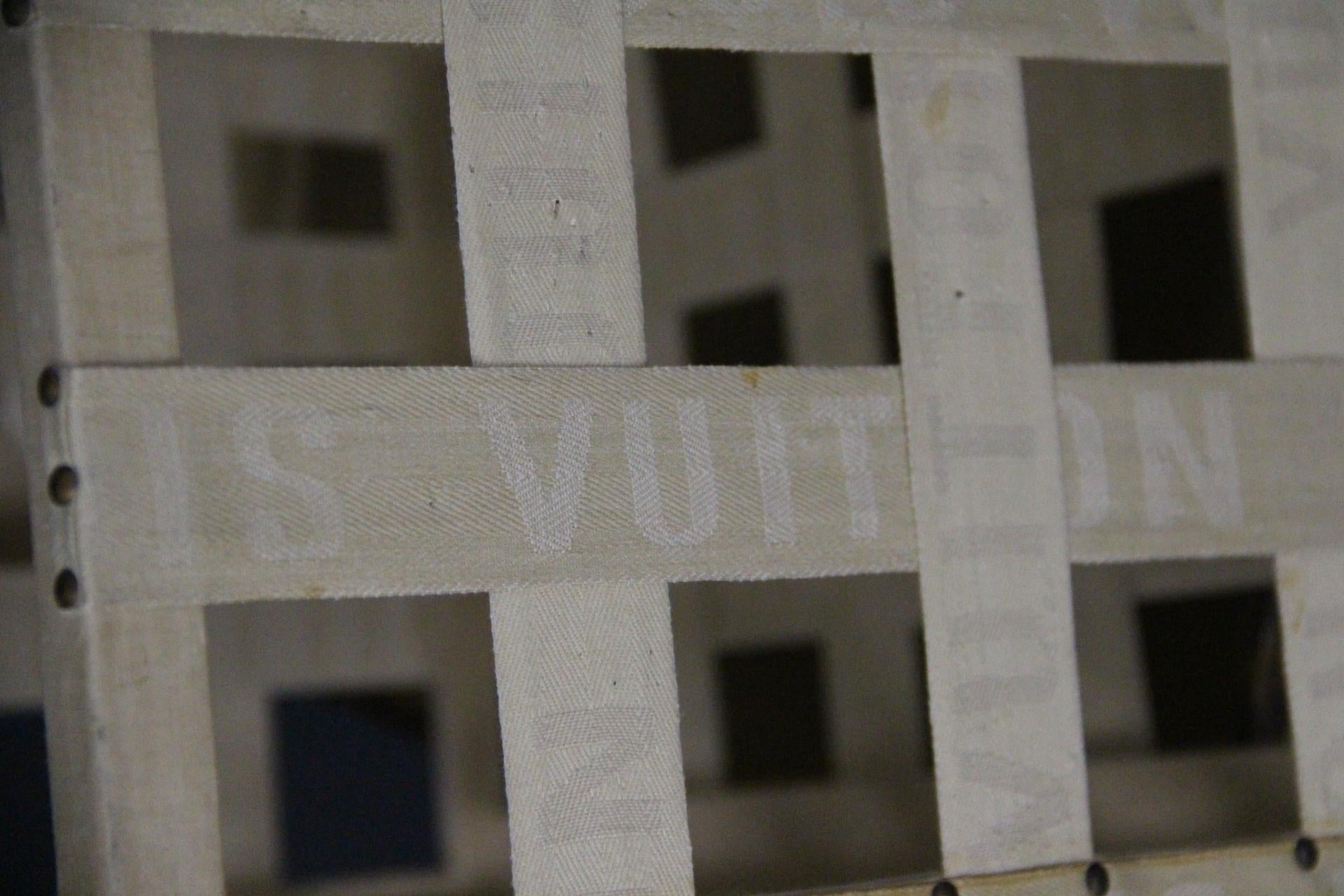 Louis Vuitton-Truhe, Louis Vuitton-Dampfer-Truhe, Louis Vuitton-Hut-Truhe im Angebot 10