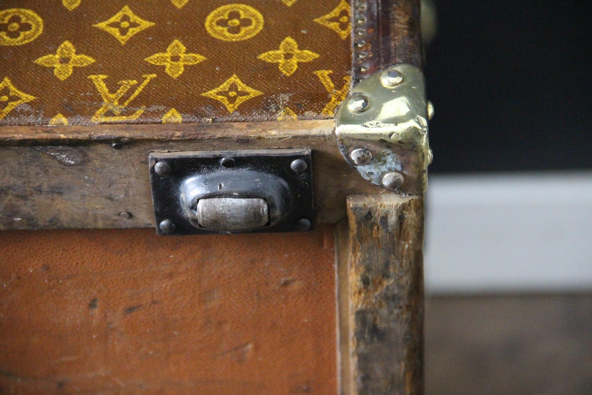 Louis Vuitton-Truhe, Louis Vuitton-Dampfer-Truhe, Louis Vuitton-Hut-Truhe im Angebot 13