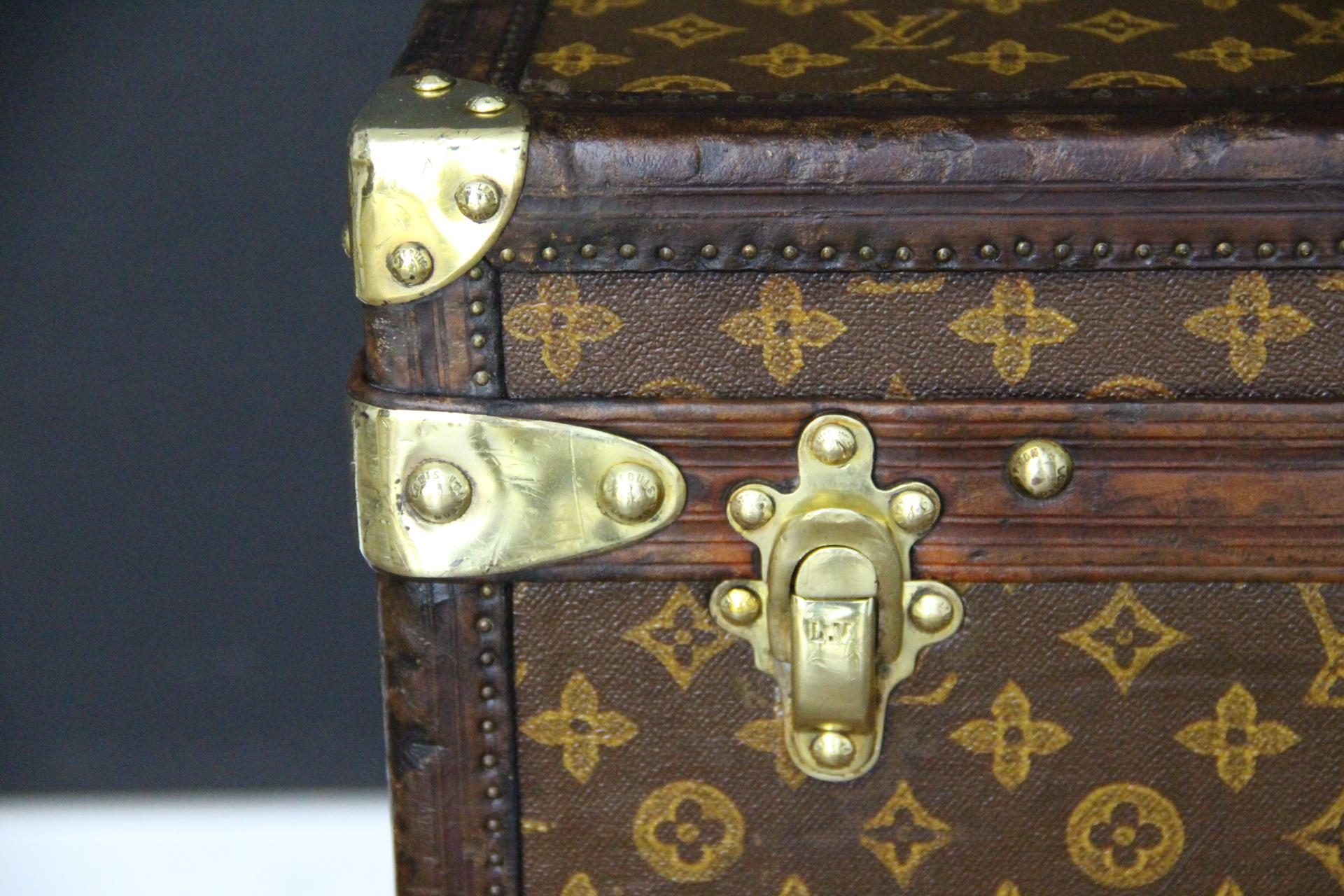 Louis Vuitton-Truhe, Louis Vuitton-Dampfer-Truhe, Louis Vuitton-Hut-Truhe (Französisch) im Angebot