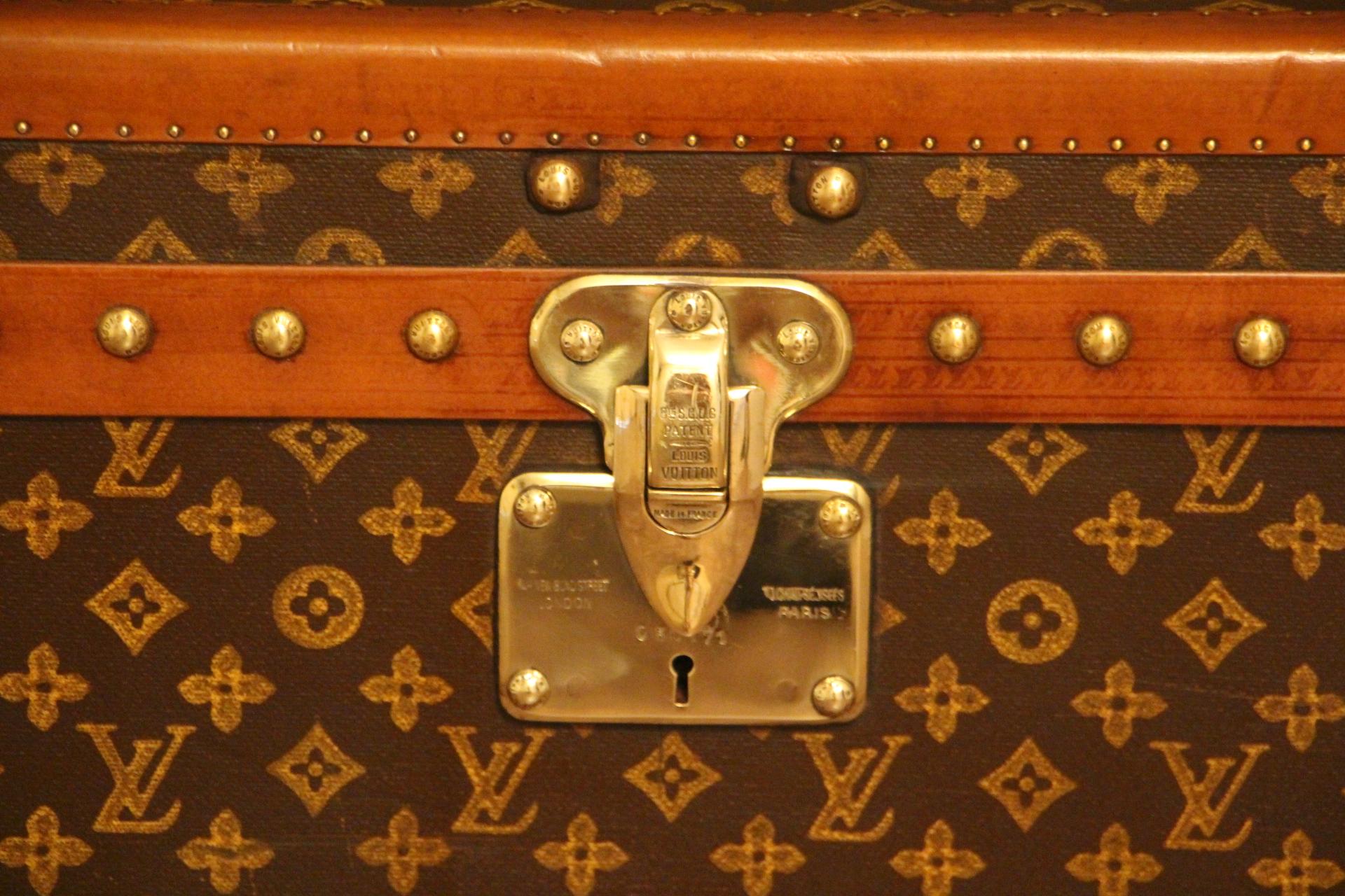 French Louis Vuitton Trunk, Louis Vuitton Steamer Trunk, Louis Vuitton Hat Trunk