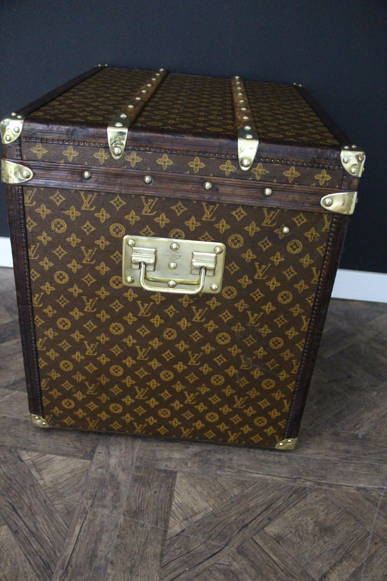 Louis Vuitton-Truhe, Louis Vuitton-Dampfer-Truhe, Louis Vuitton-Hut-Truhe im Angebot 2