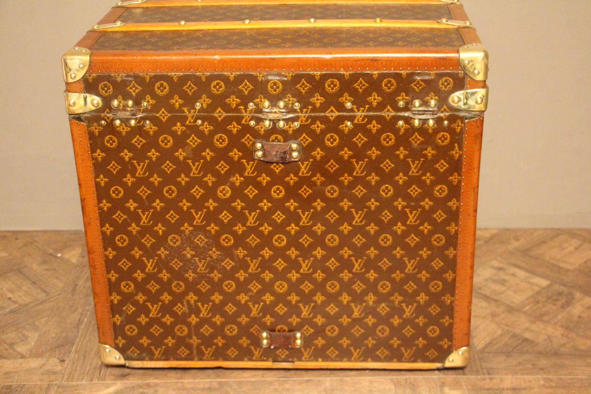 French Louis Vuitton Trunk, Louis Vuitton Steamer Trunk, Louis Vuitton Hat Trunk