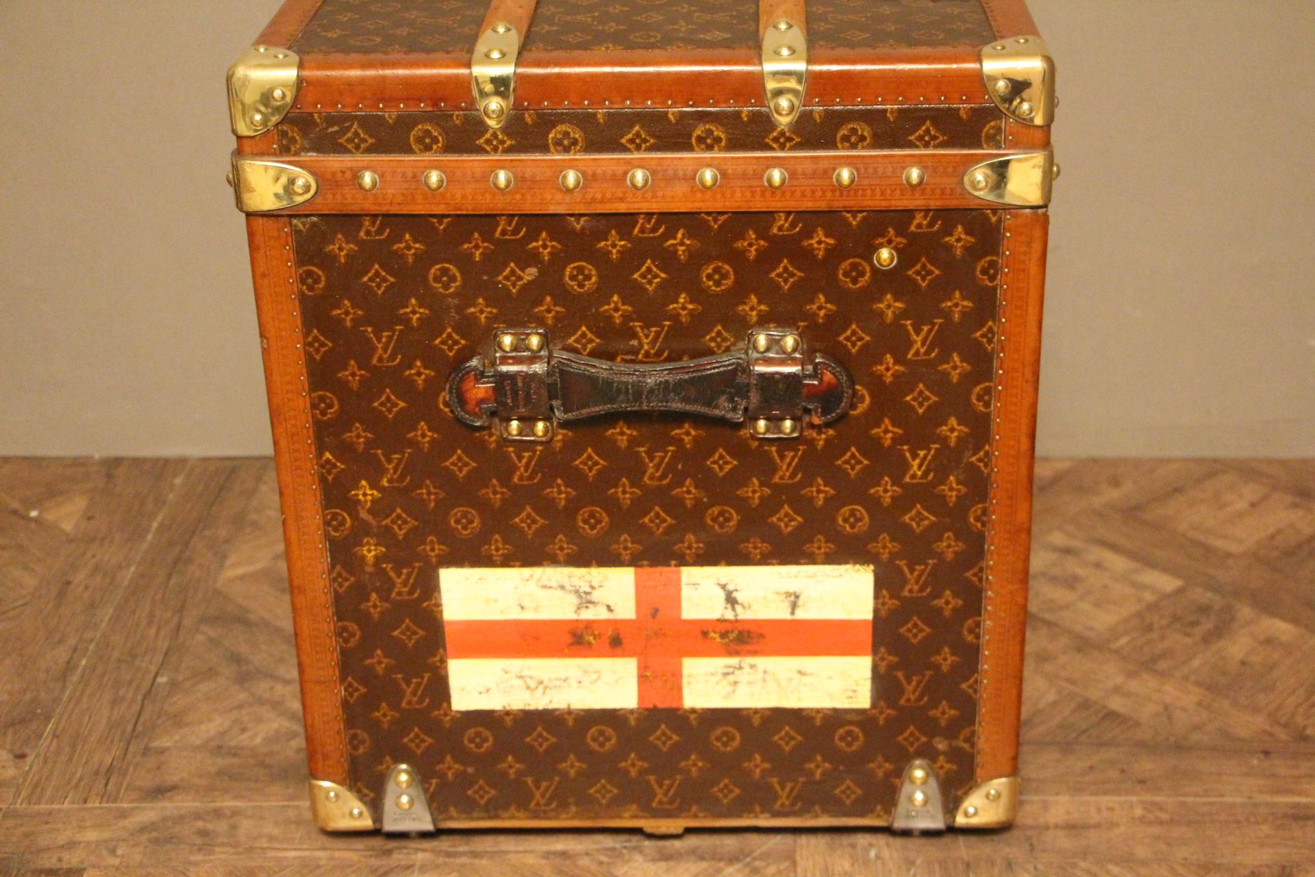 Louis Vuitton Trunk, Louis Vuitton Steamer Trunk, Louis Vuitton Hat Trunk In Good Condition In Saint-Ouen, FR