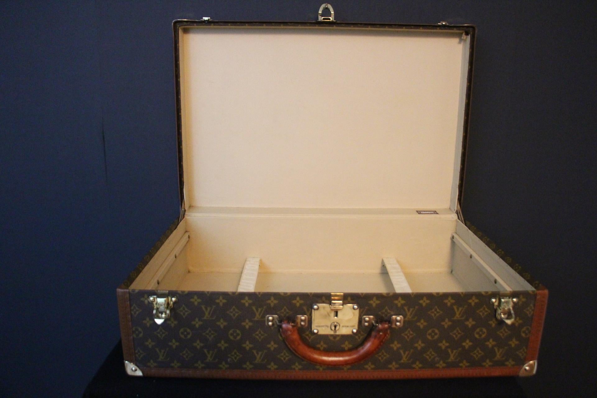 Louis Vuitton Trunk, Louis Vuitton Suitcase, Vuitton Steamer Trunk, Alzer 70 For Sale 8