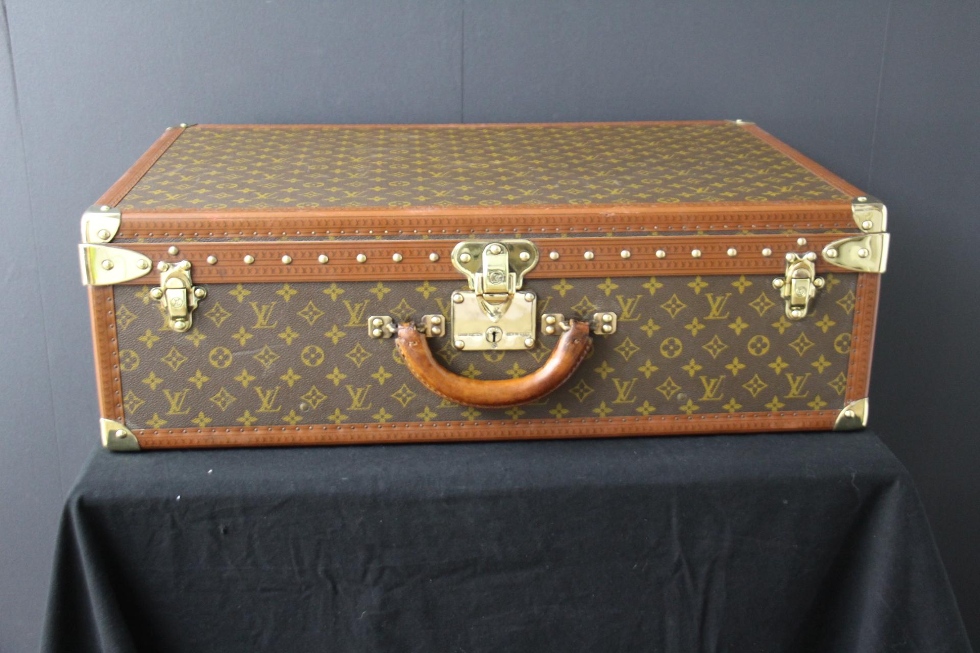 Louis Vuitton Trunk, Louis Vuitton Suitcase, Vuitton Steamer Trunk, Alzer 70 For Sale 12