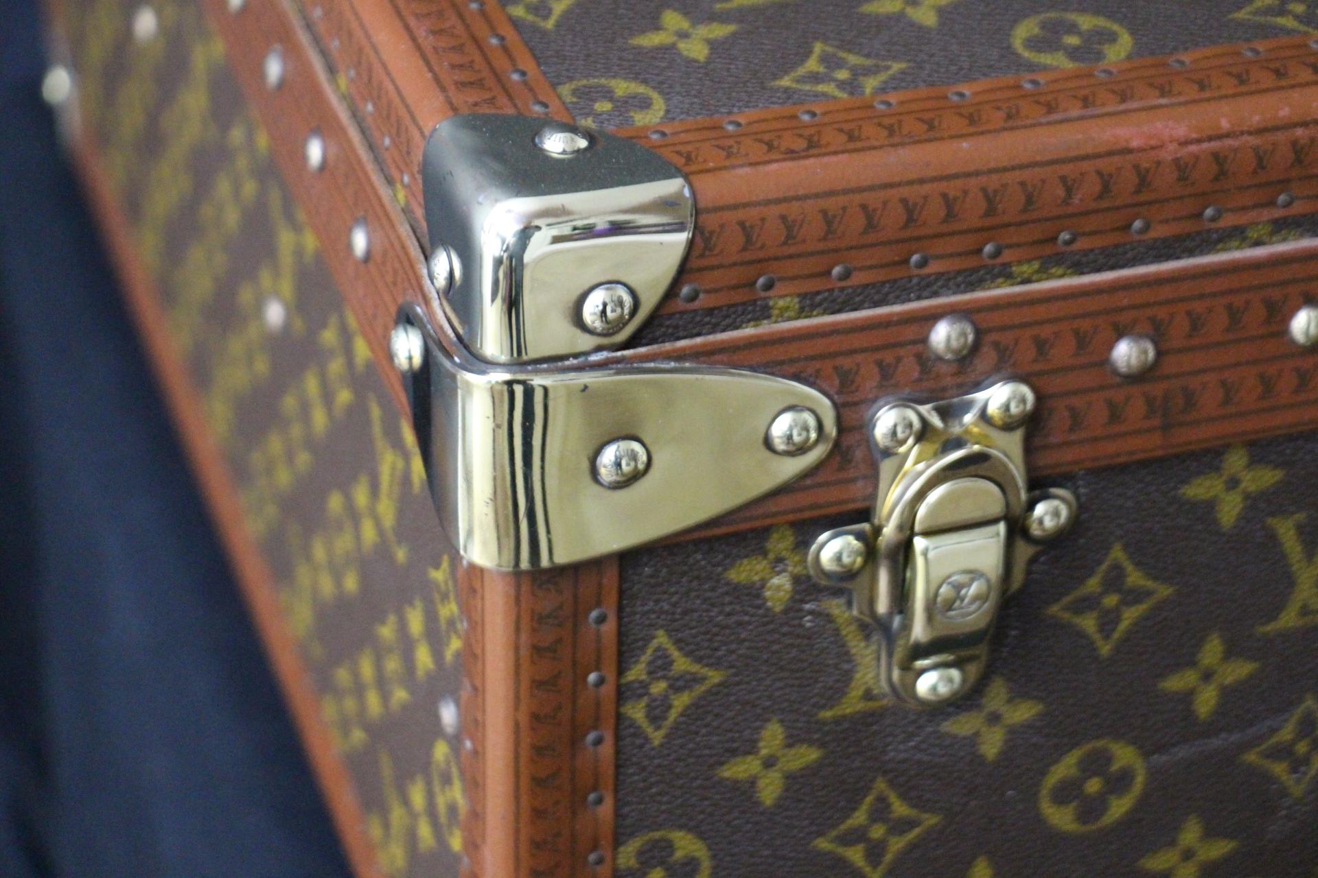 Louis Vuitton Trunk, Louis Vuitton Suitcase, Vuitton Steamer Trunk, Alzer 70 For Sale 2