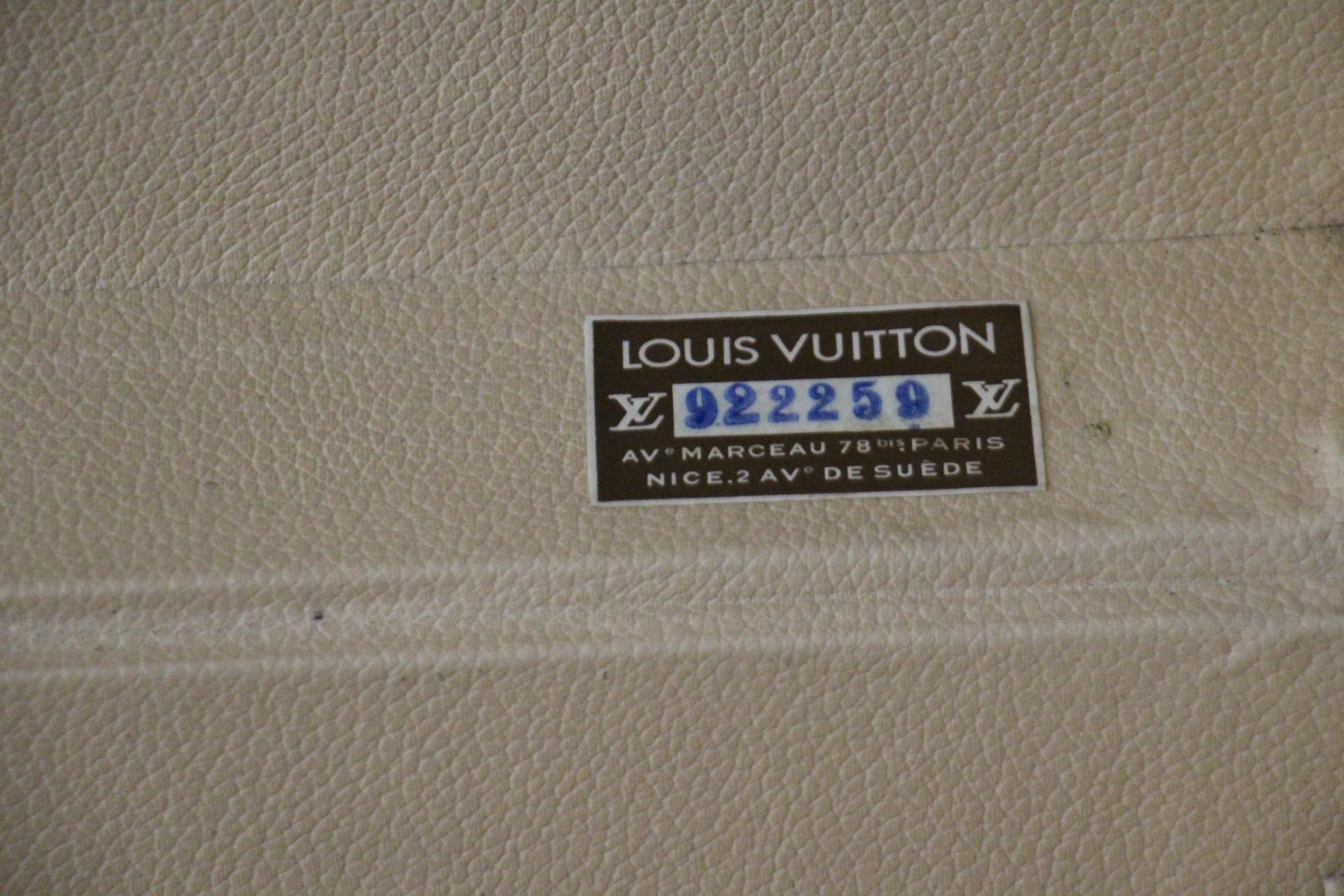 Louis Vuitton Trunk, Louis Vuitton Suitcase, Vuitton Steamer Trunk, Alzer 75 For Sale 8