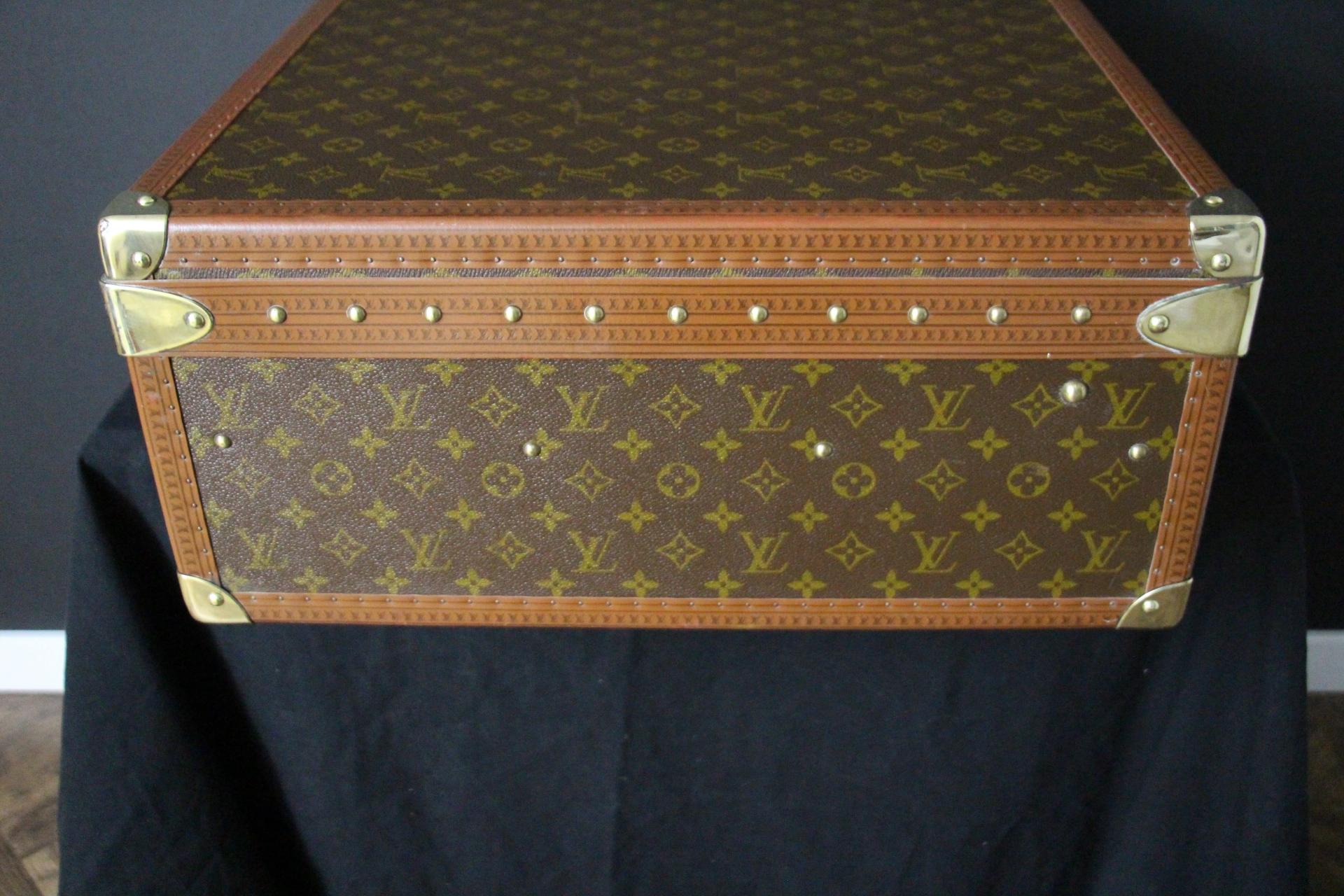 Louis Vuitton Trunk, Louis Vuitton Suitcase, Vuitton Steamer Trunk, Alzer 75 For Sale 1