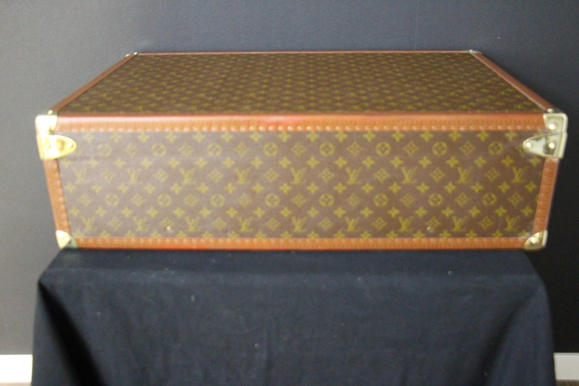 Louis Vuitton Trunk, Louis Vuitton Suitcase, Vuitton Steamer Trunk, Alzer 75 For Sale 2