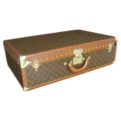 Used Louis Vuitton Trunk, Louis Vuitton Suitcase, Vuitton Steamer Trunk, Alzer 75