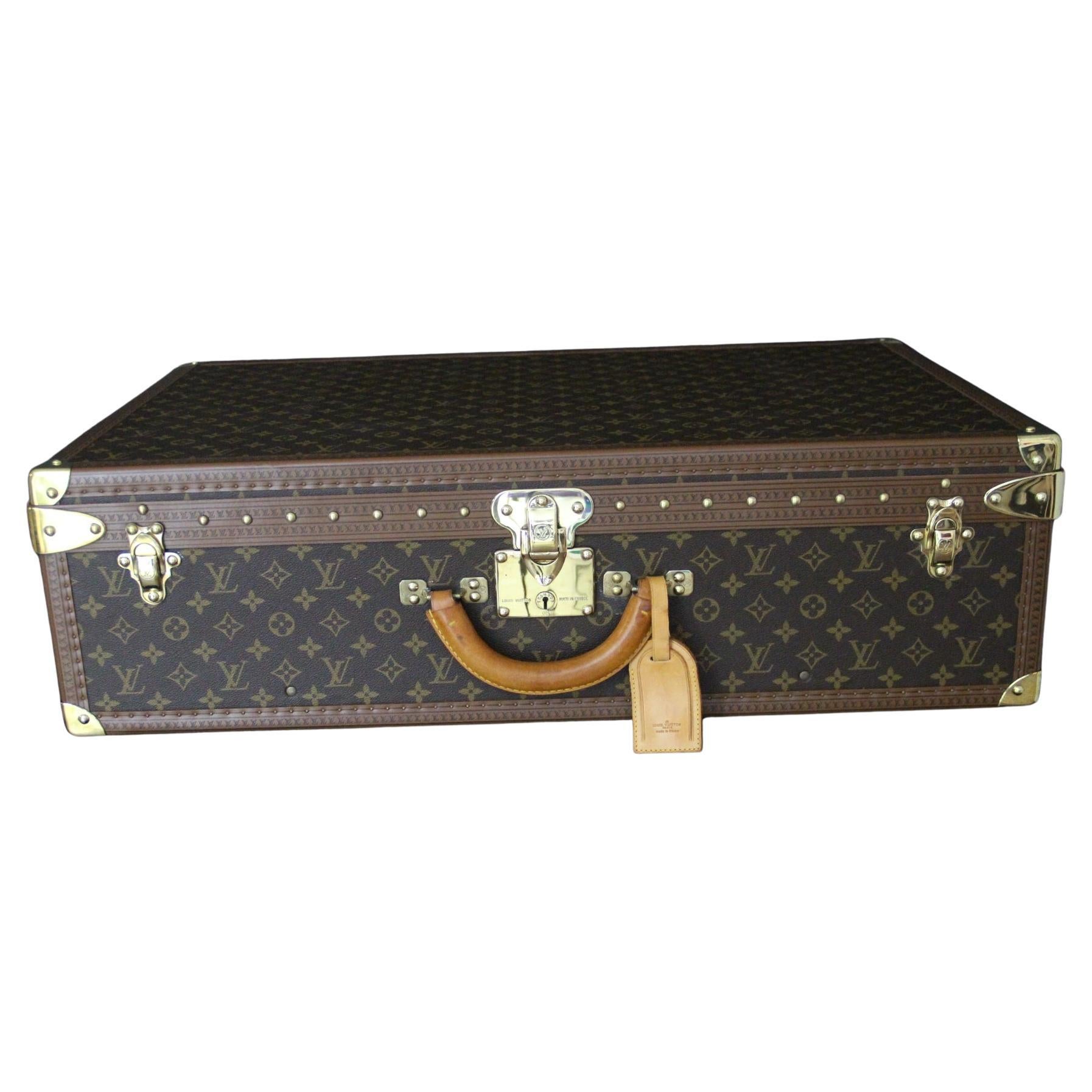 Louis Vuitton Trunk, Louis Vuitton Suitcase, Vuitton Steamer Trunk, Alzer 75 For Sale