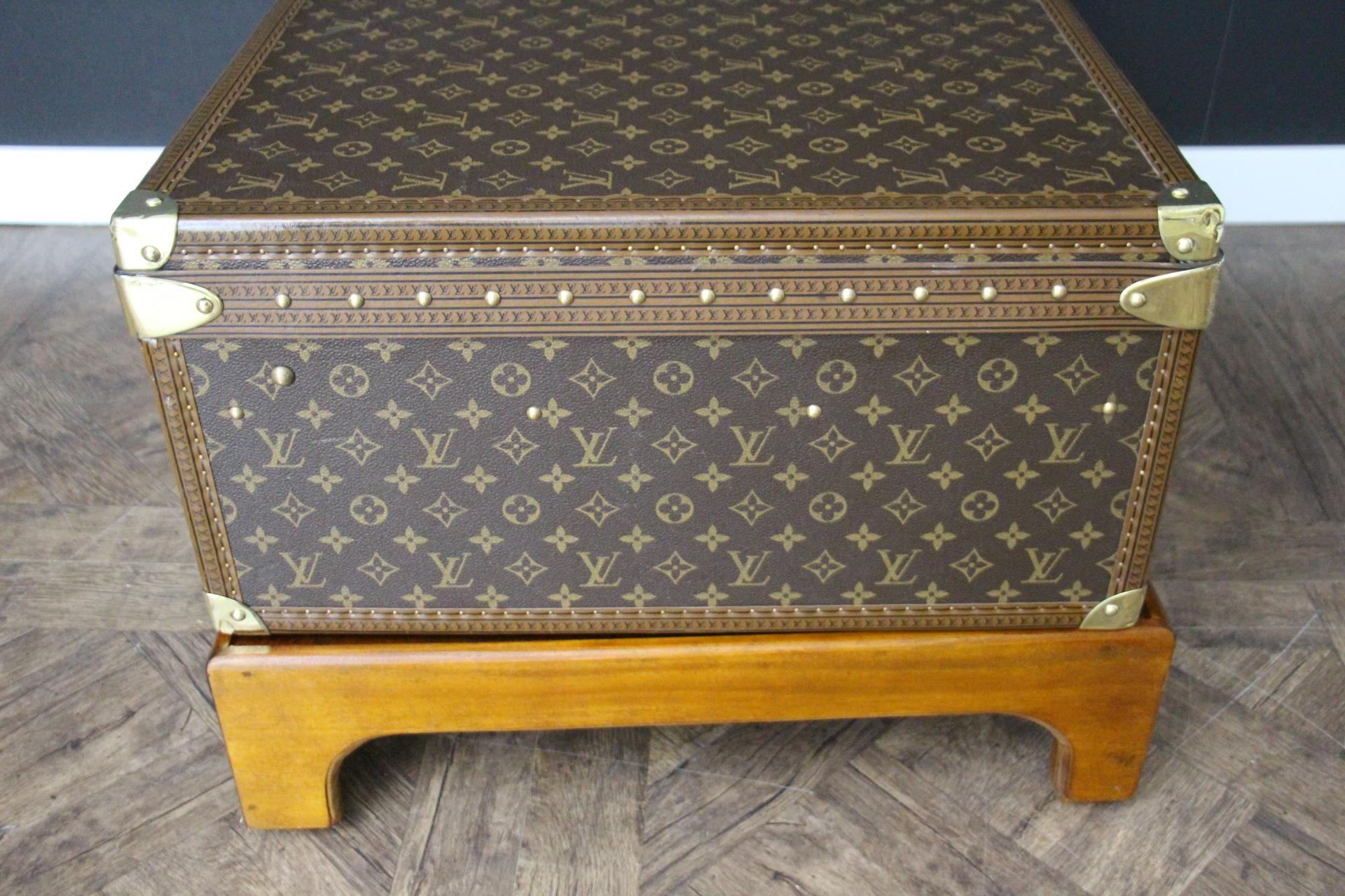 Louis Vuitton Trunk, Louis Vuitton Suitcase, Vuitton Steamer Trunk, Alzer 80 For Sale 4