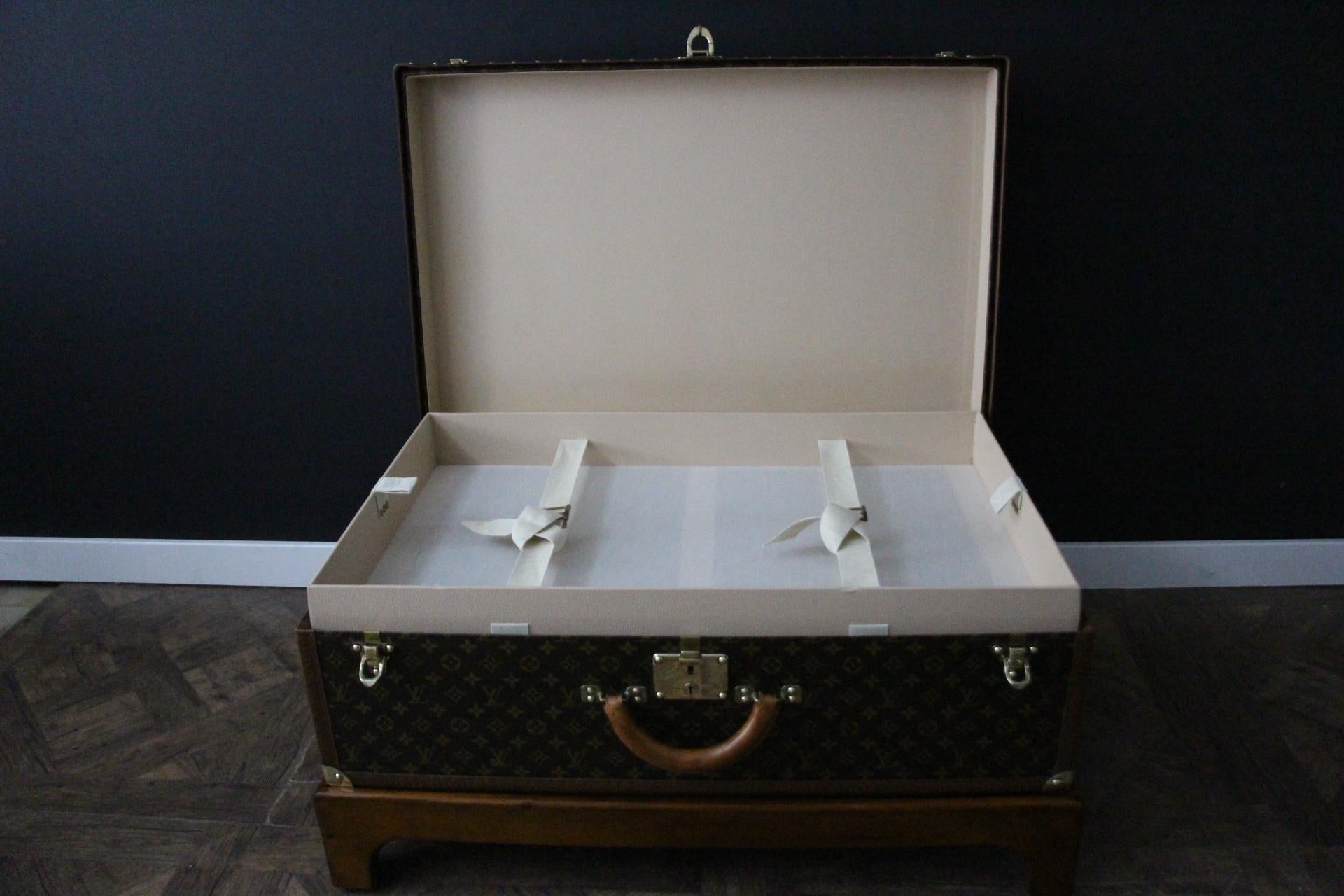 Louis Vuitton Trunk, Louis Vuitton Suitcase, Vuitton Steamer Trunk, Alzer 80 4