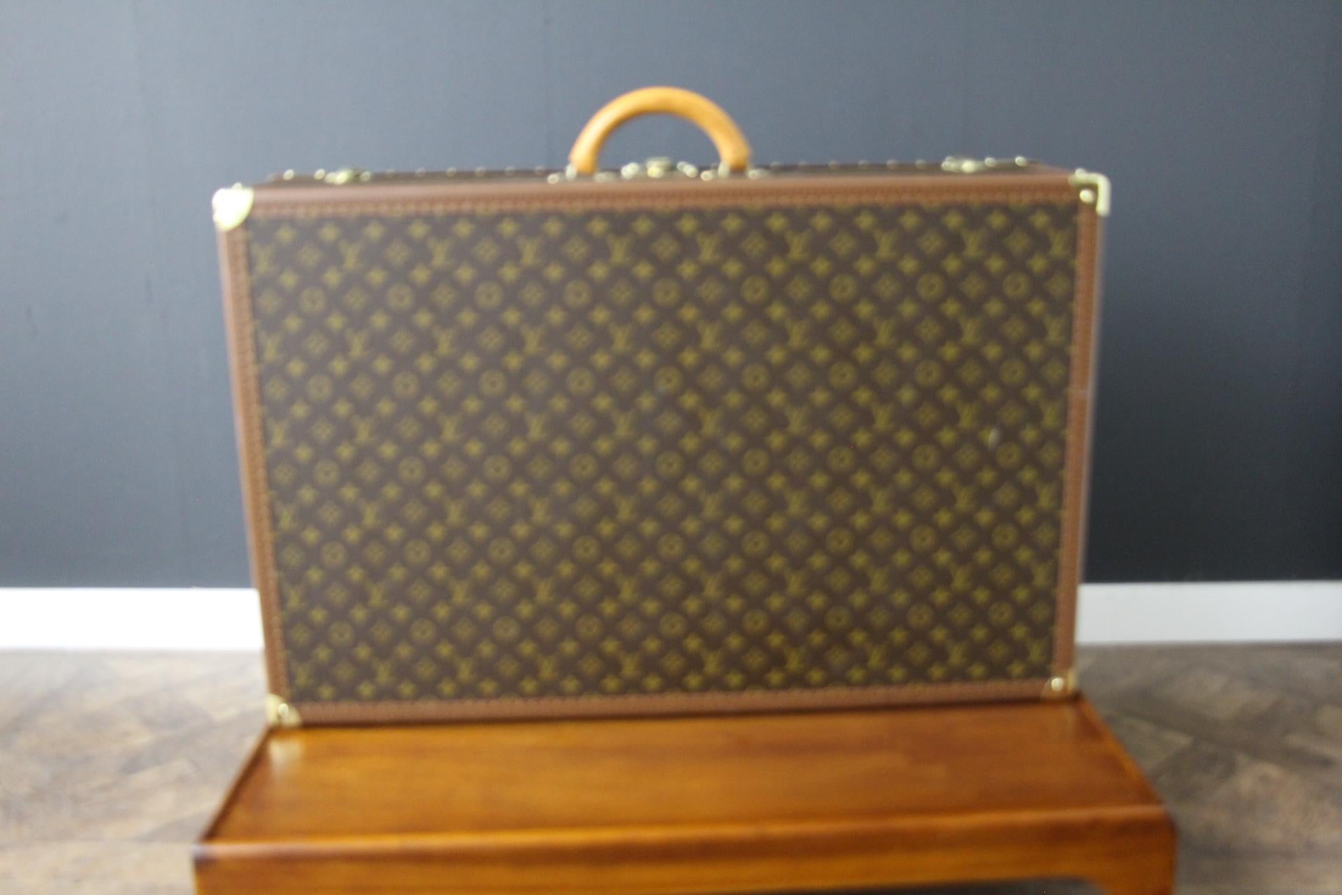 Louis Vuitton Trunk, Louis Vuitton Suitcase, Vuitton Steamer Trunk, Alzer 80 For Sale 5