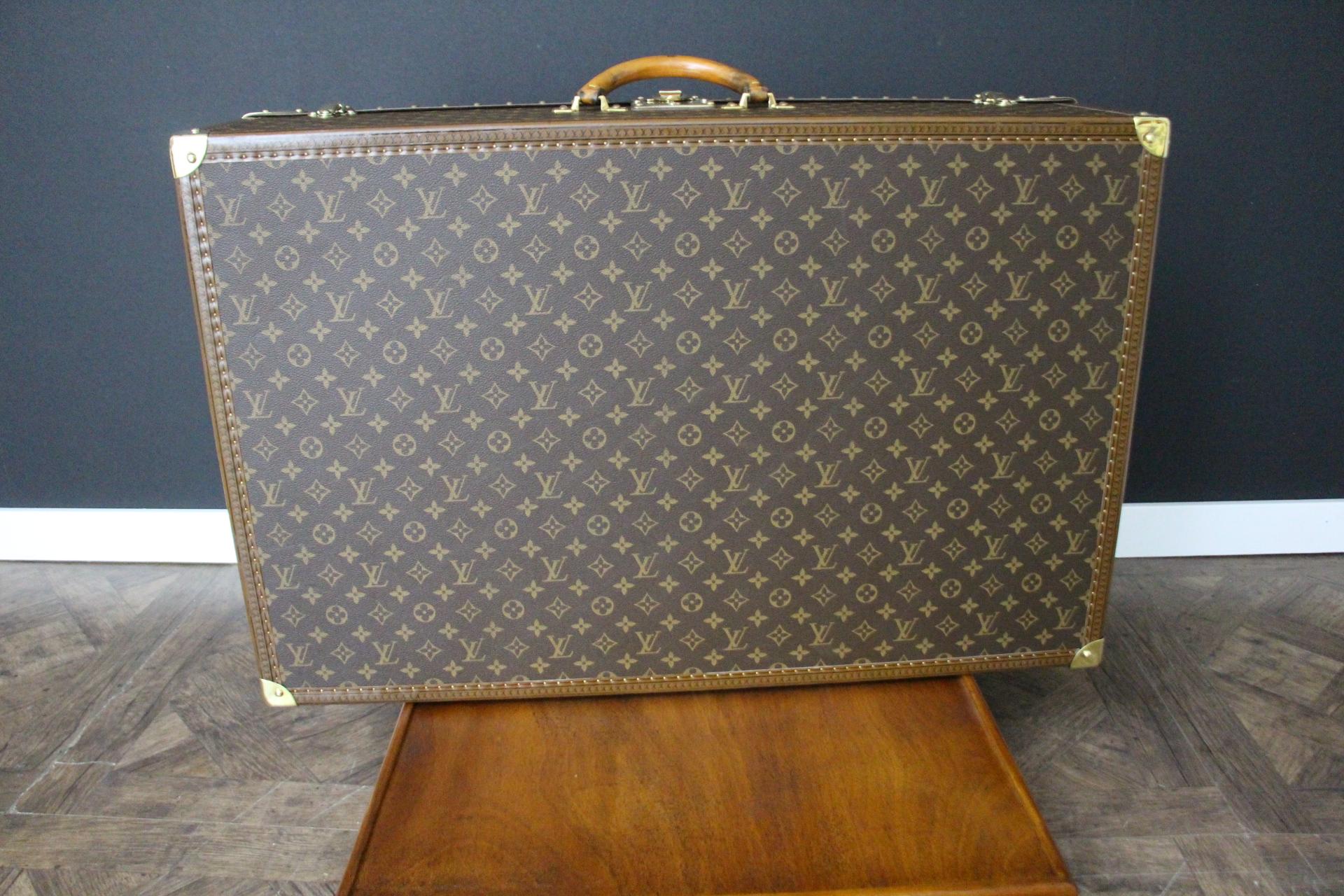 Louis Vuitton Trunk, Louis Vuitton Suitcase, Vuitton Steamer Trunk, Alzer 80 For Sale 5