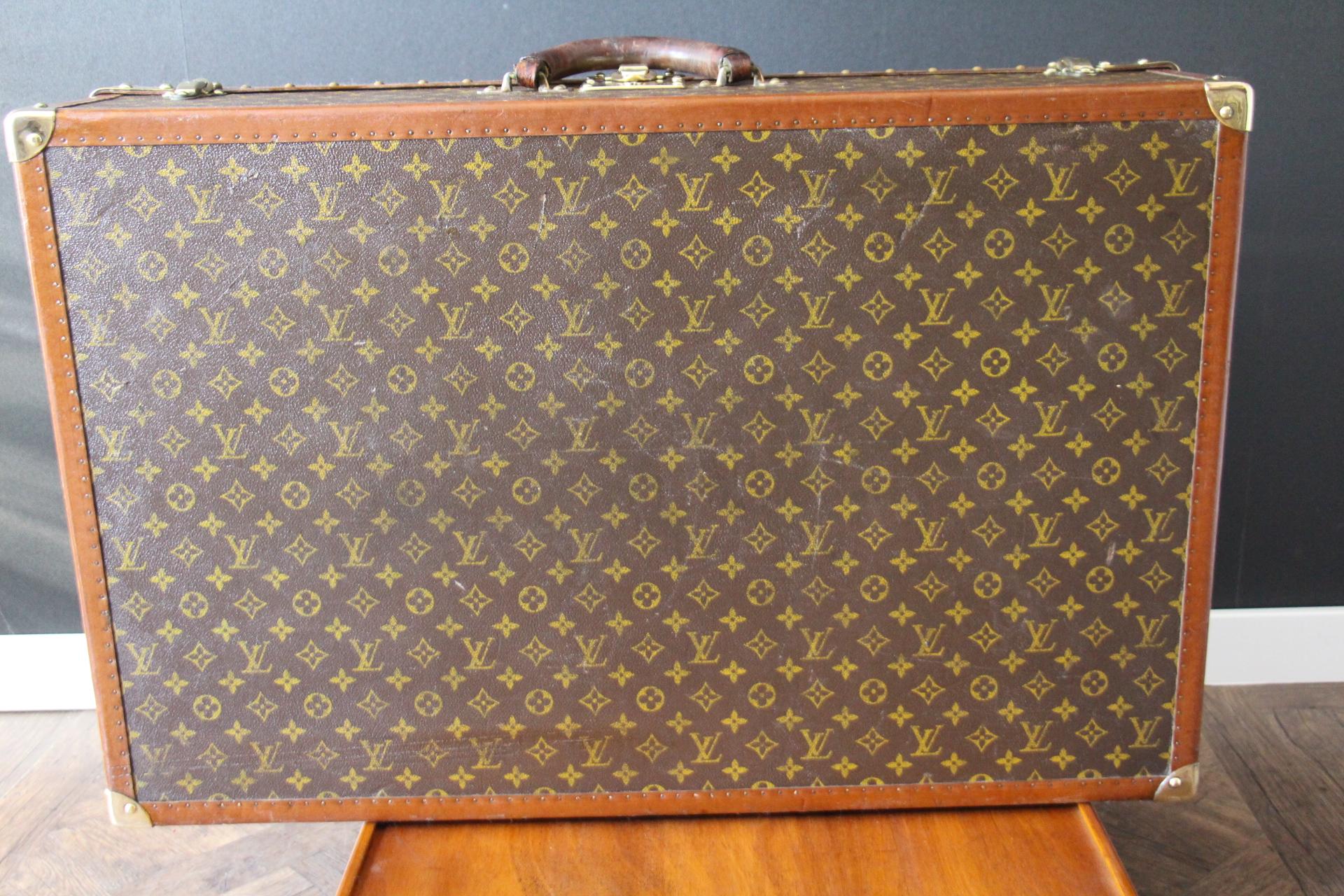 Louis Vuitton Trunk, Louis Vuitton Suitcase, Vuitton Steamer Trunk, Alzer 80 For Sale 5