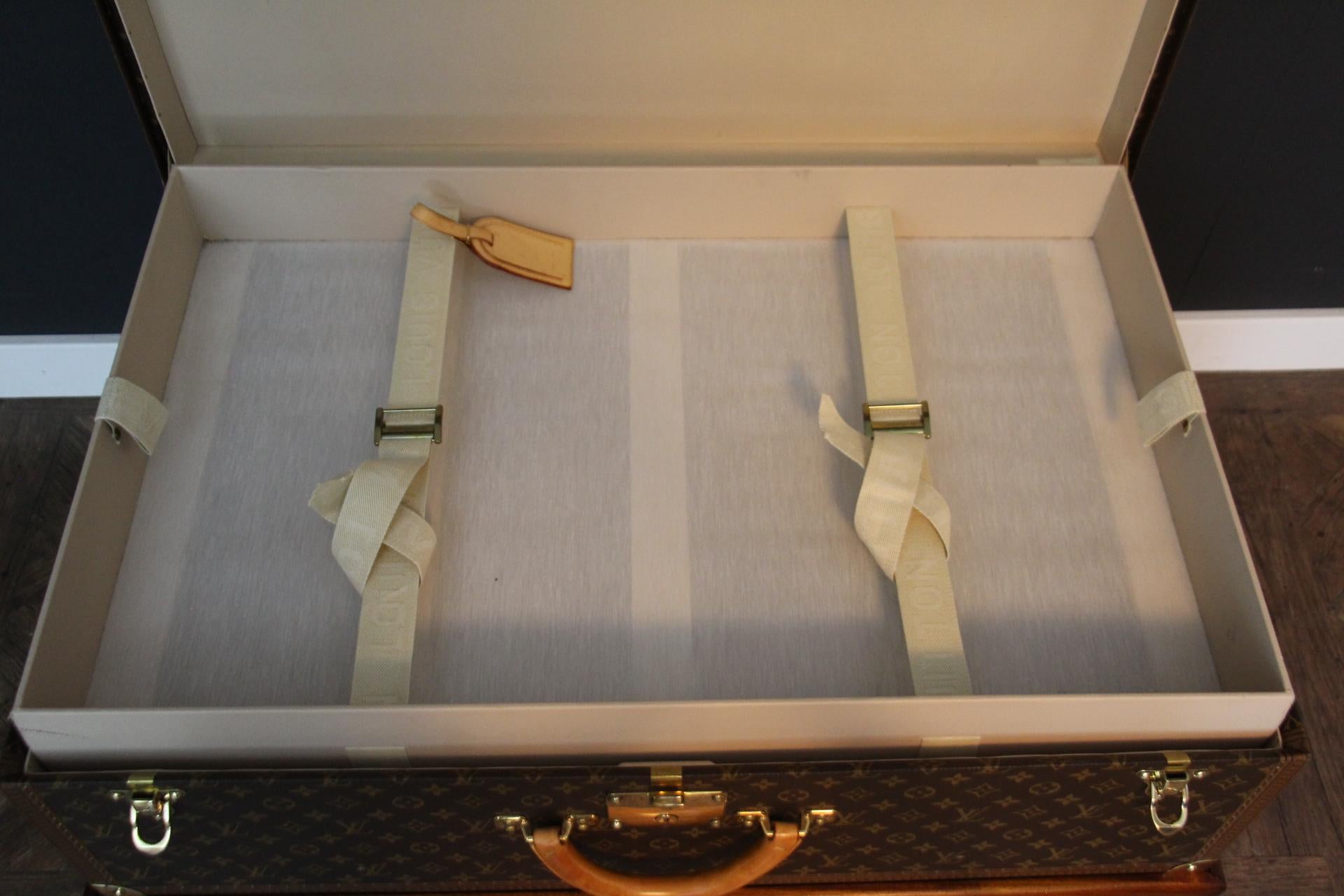 Louis Vuitton Trunk, Louis Vuitton Suitcase, Vuitton Steamer Trunk, Alzer 80 6
