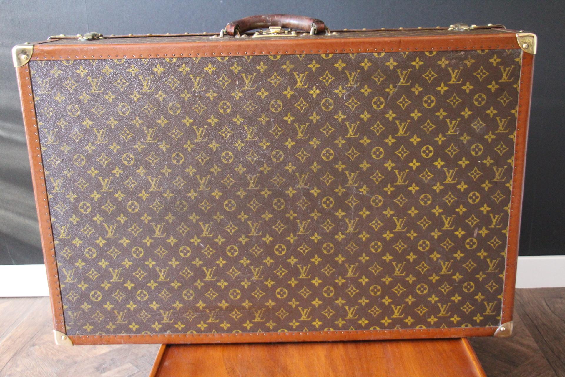 Louis Vuitton Trunk, Louis Vuitton Suitcase, Vuitton Steamer Trunk, Alzer 80 For Sale 6