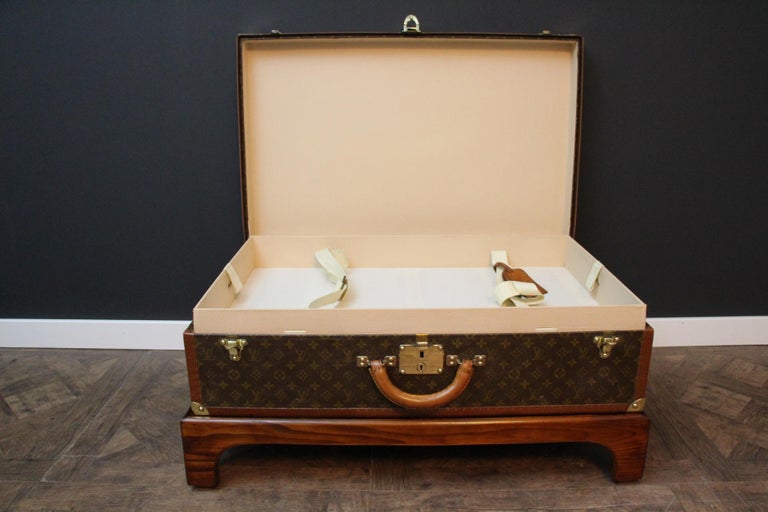 Louis Vuitton Trunk, Louis Vuitton Suitcase, Vuitton Steamer Trunk, Alzer  80 at 1stDibs