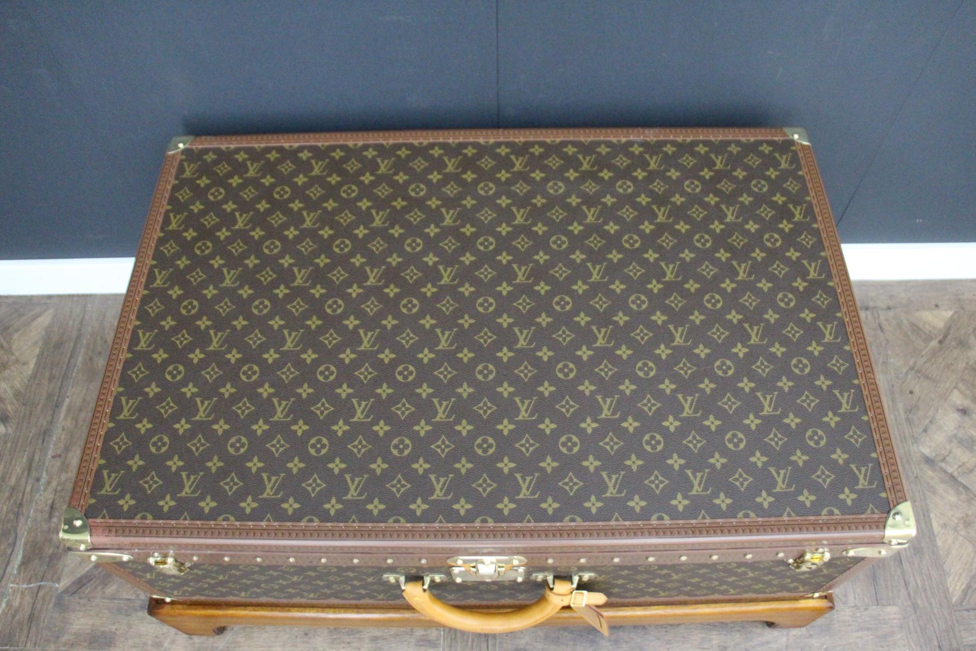 Louis Vuitton Trunk, Louis Vuitton Suitcase, Vuitton Steamer Trunk, Alzer 80 7