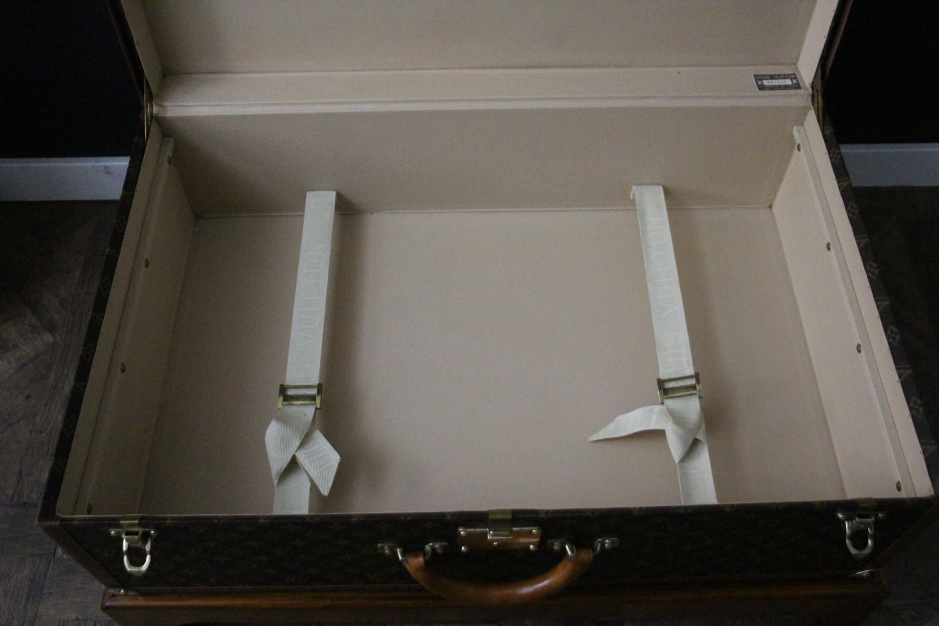Louis Vuitton Trunk, Louis Vuitton Suitcase, Vuitton Steamer Trunk, Alzer 80 7
