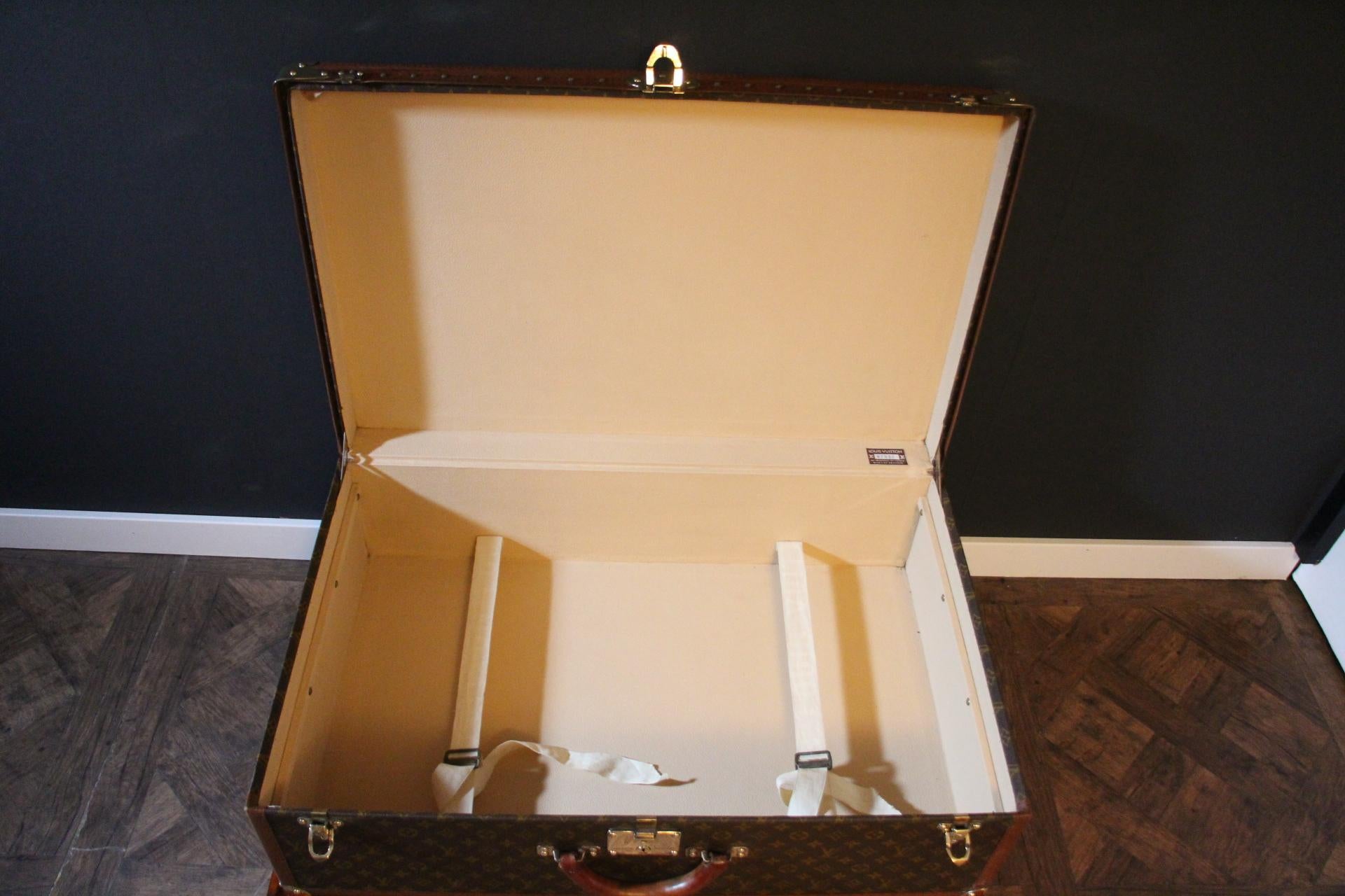 Louis Vuitton Trunk, Louis Vuitton Suitcase, Vuitton Steamer Trunk, Alzer 80 9