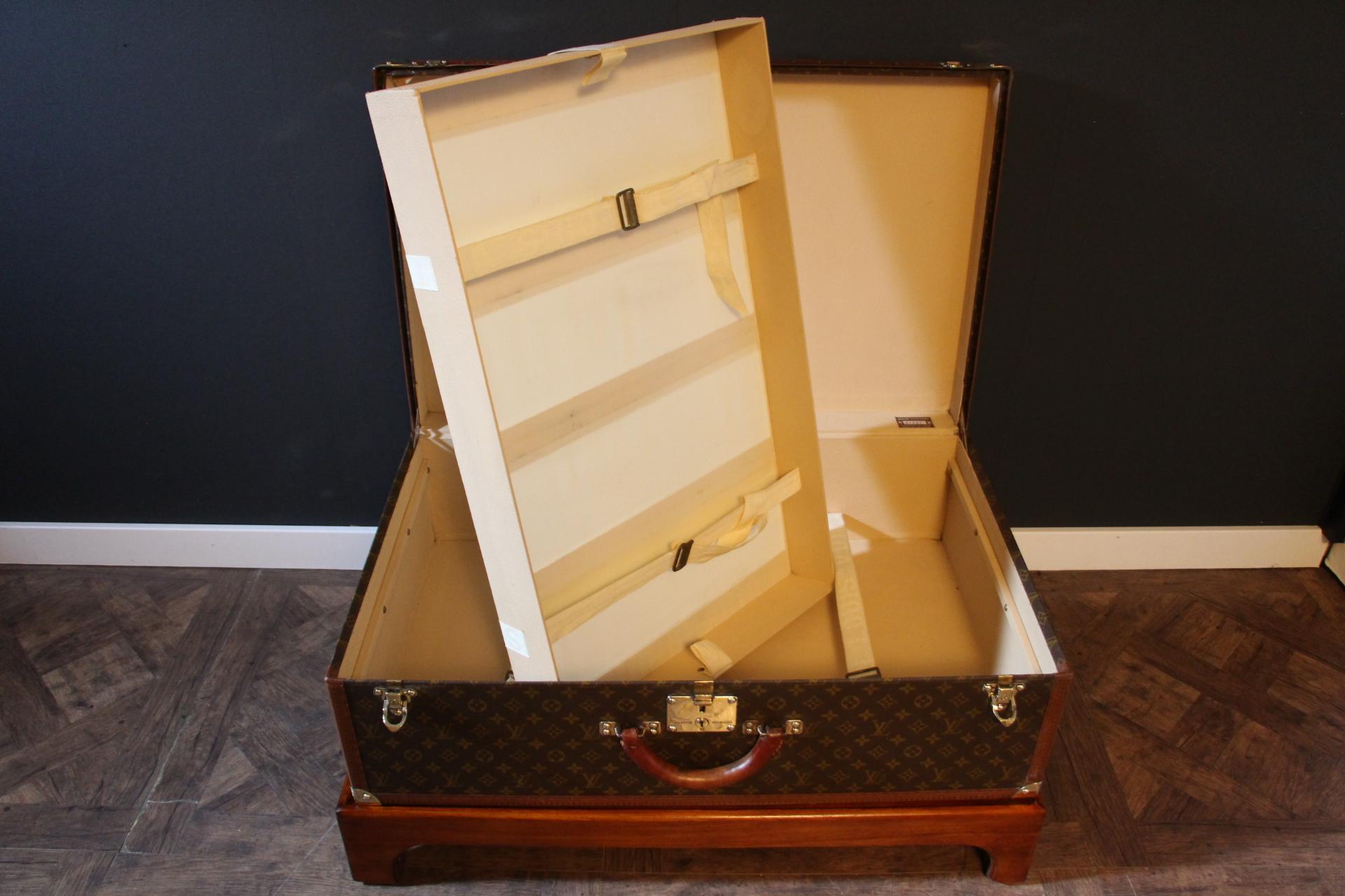 Louis Vuitton Trunk, Louis Vuitton Suitcase, Vuitton Steamer Trunk, Alzer 80 10