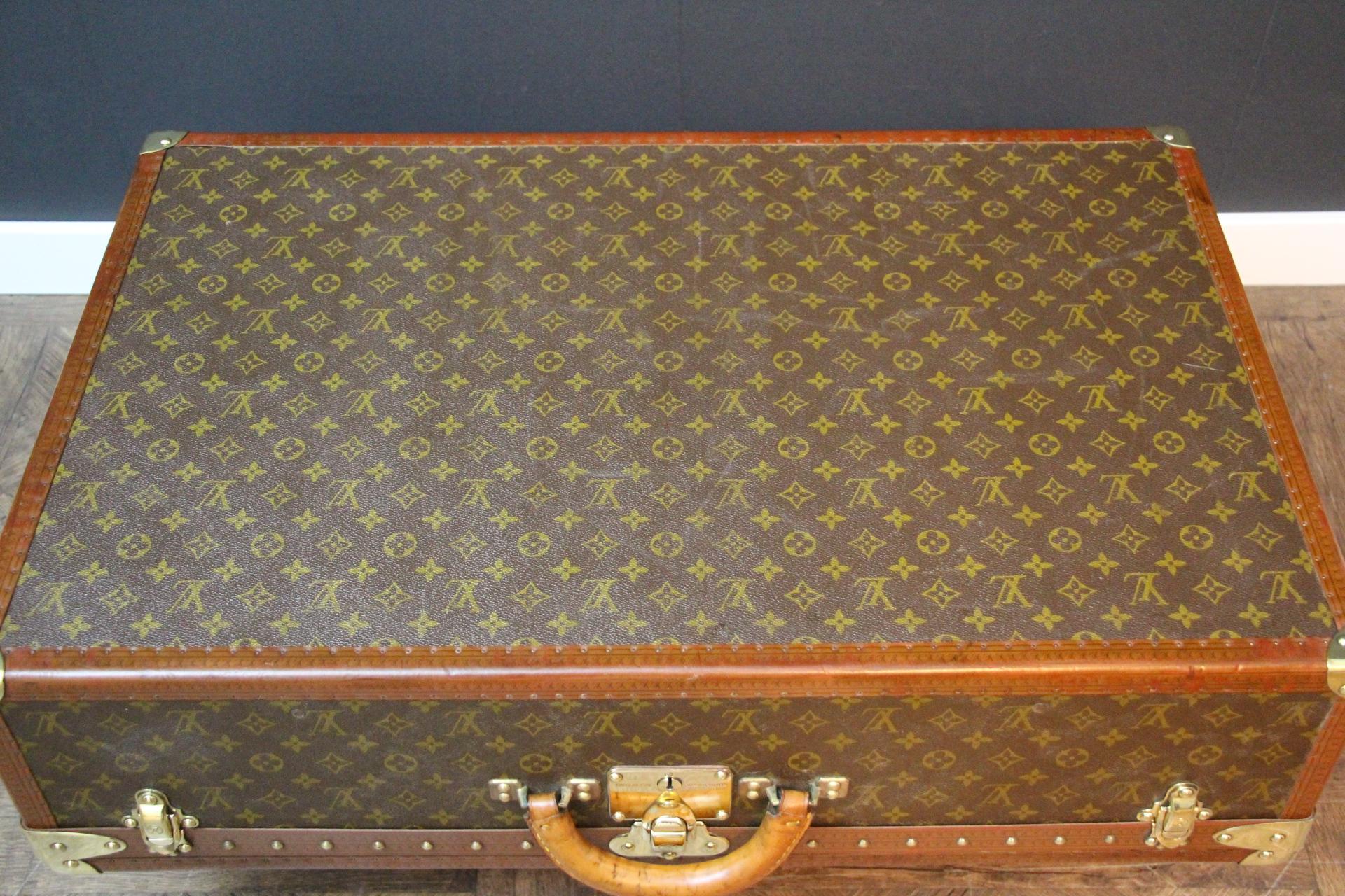 Louis Vuitton Trunk, Louis Vuitton Suitcase, Vuitton Steamer Trunk, Alzer 80 11