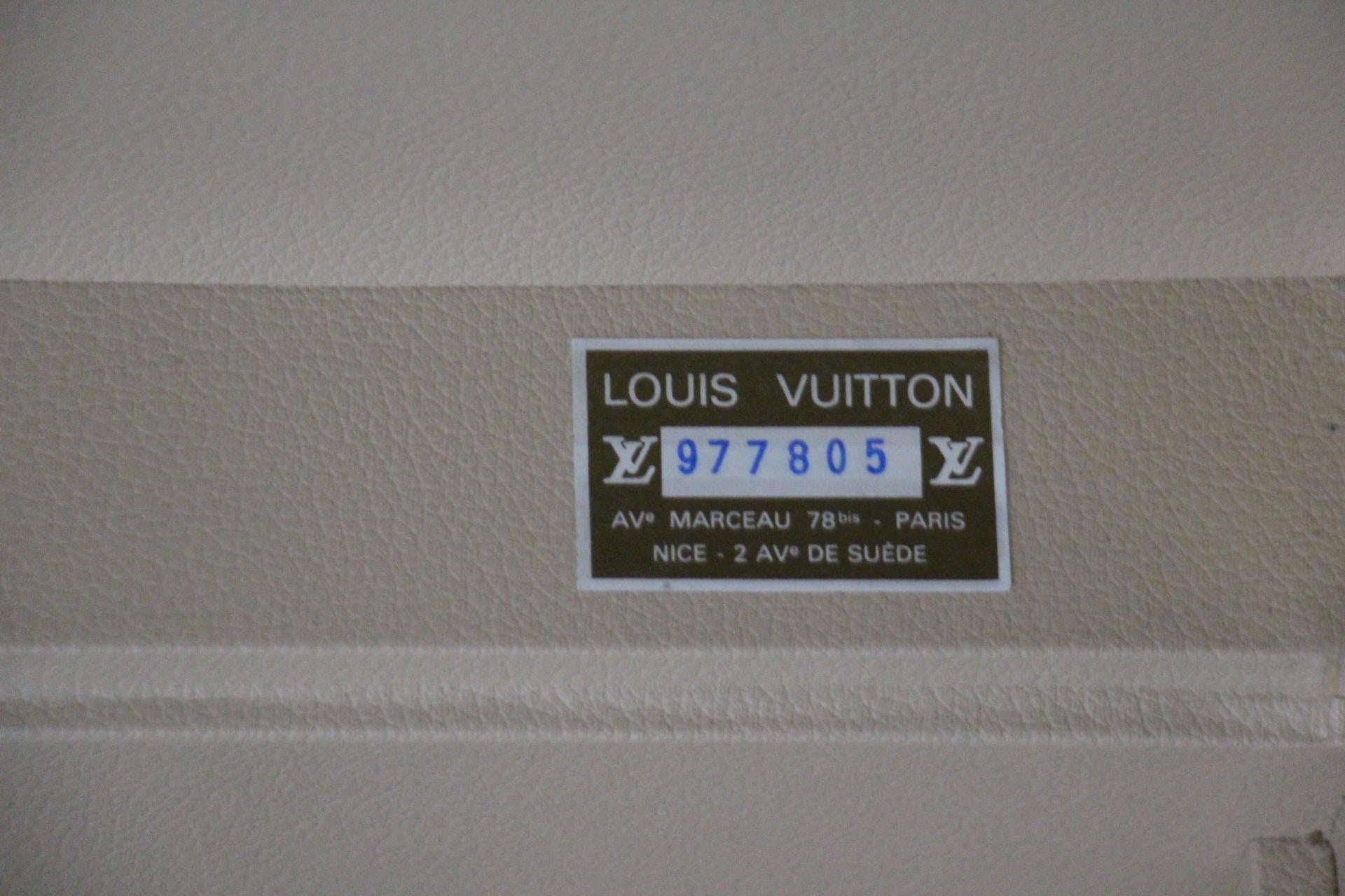 Malle Louis Vuitton, valise Louis Vuitton, malle à vapeur Louis Vuitton, Alzer 80 en vente 13