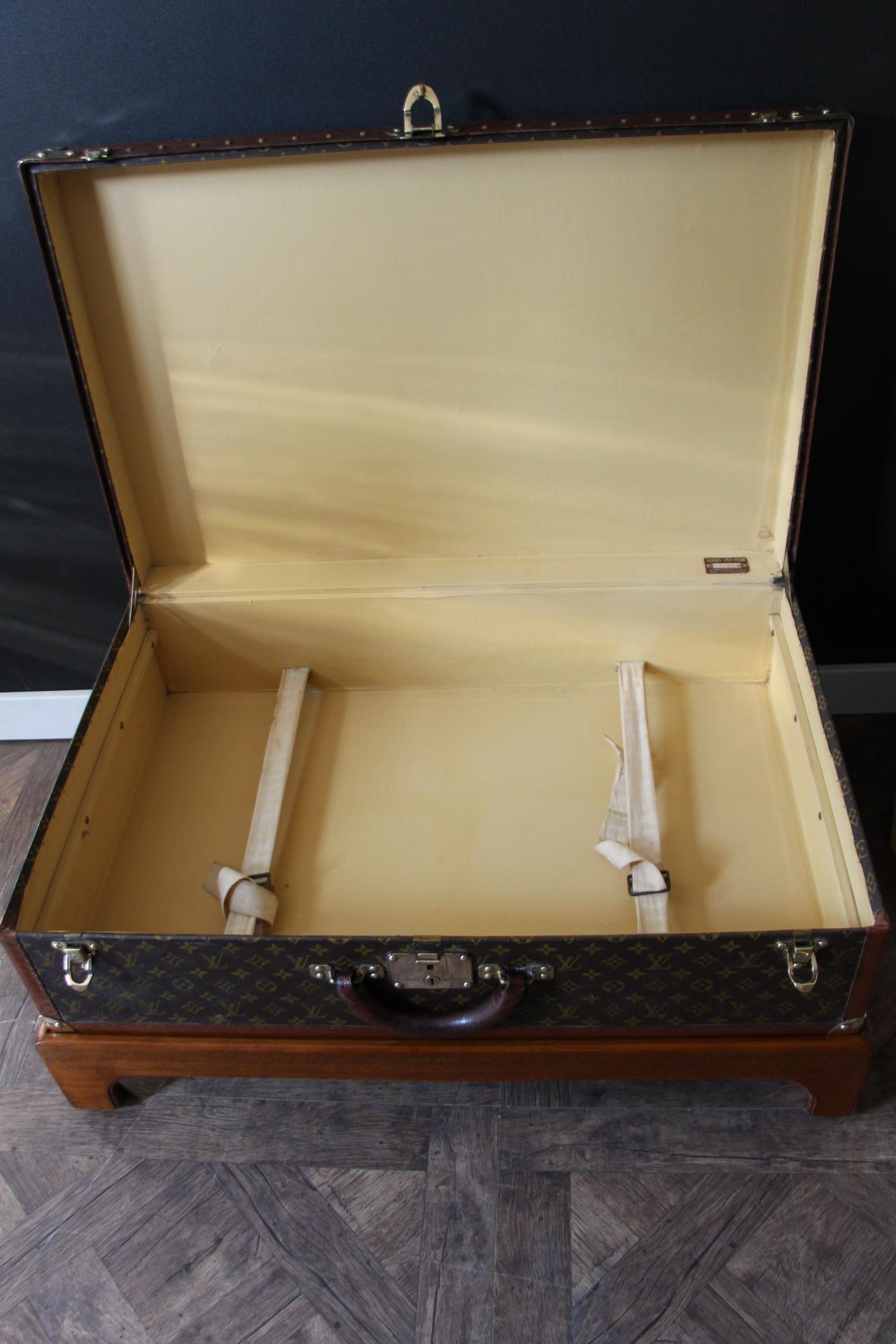 Louis Vuitton Trunk, Louis Vuitton Suitcase, Vuitton Steamer Trunk, Alzer 80 For Sale 13