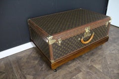 Louis Vuitton Trunk, Louis Vuitton Suitcase, Vuitton Steamer Trunk, Alzer 80