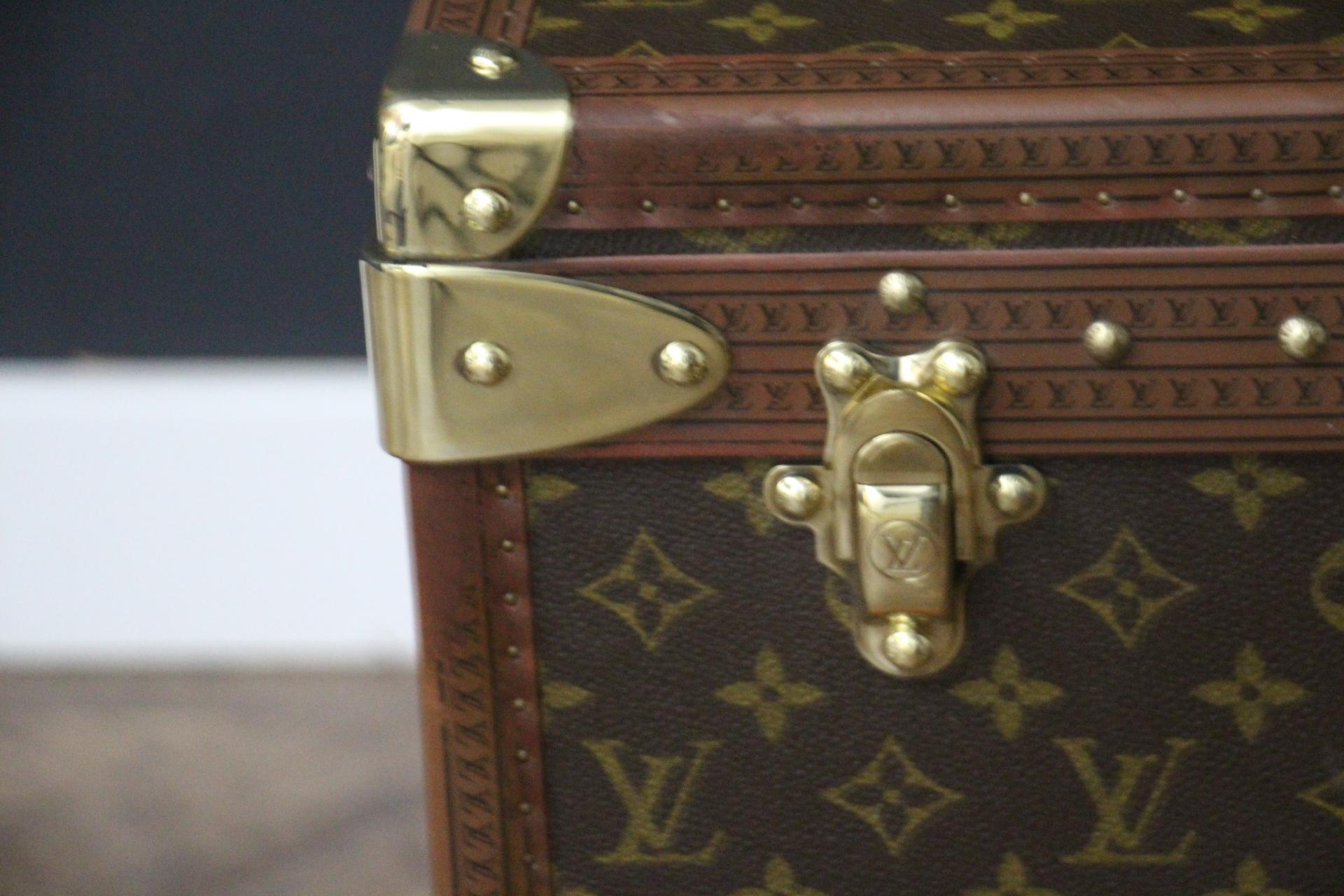 Louis Vuitton-Koffer, Louis Vuitton-Koffer, Vuitton-Dampfer-Koffer, Alzer 80 (Französisch) im Angebot
