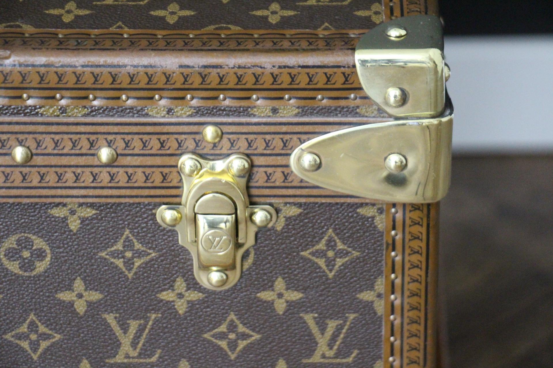 Louis Vuitton Trunk, Louis Vuitton Suitcase, Vuitton Steamer Trunk, Alzer 80 1