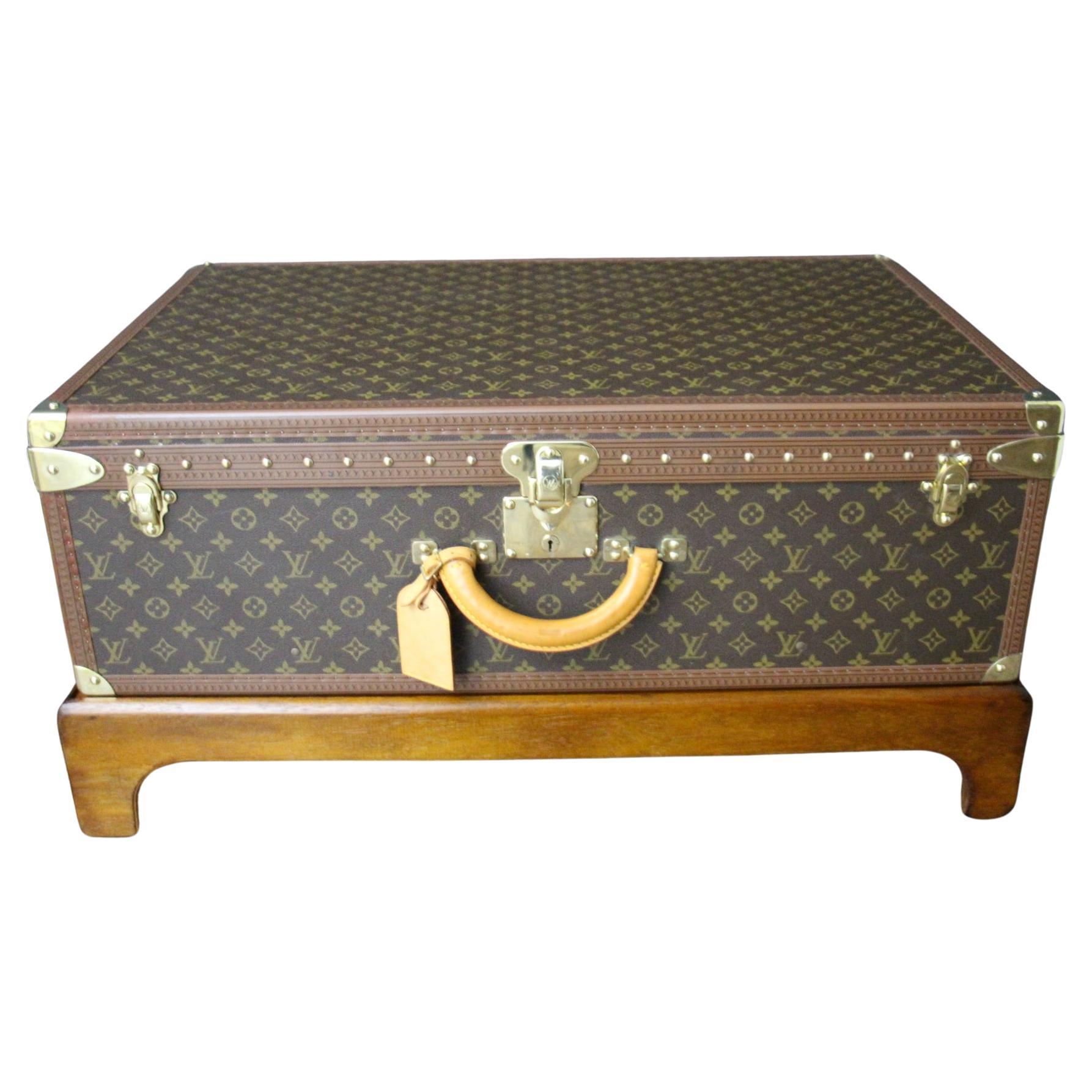 Louis Vuitton Trunk, Louis Vuitton Suitcase, Vuitton Steamer Trunk, Alzer 80