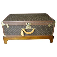 Malle Louis Vuitton, valise Louis Vuitton, malle à vapeur Louis Vuitton, Alzer 80
