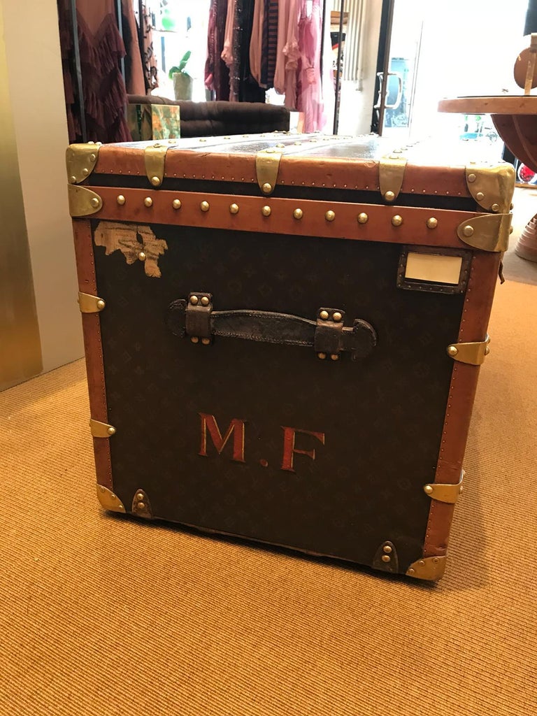 Louis Vuitton trunk, LV, Made in France, 1930s at 1stDibs