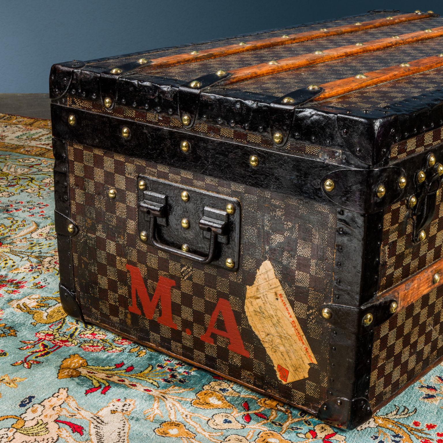 Louis Vuitton Trunk Malle Cabine, 1898 In Excellent Condition In Milano, IT