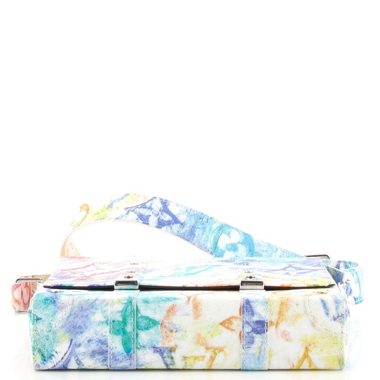 Louis Vuitton Trunk Messenger Pastel Multicolor in Canvas with Silver-tone  - US
