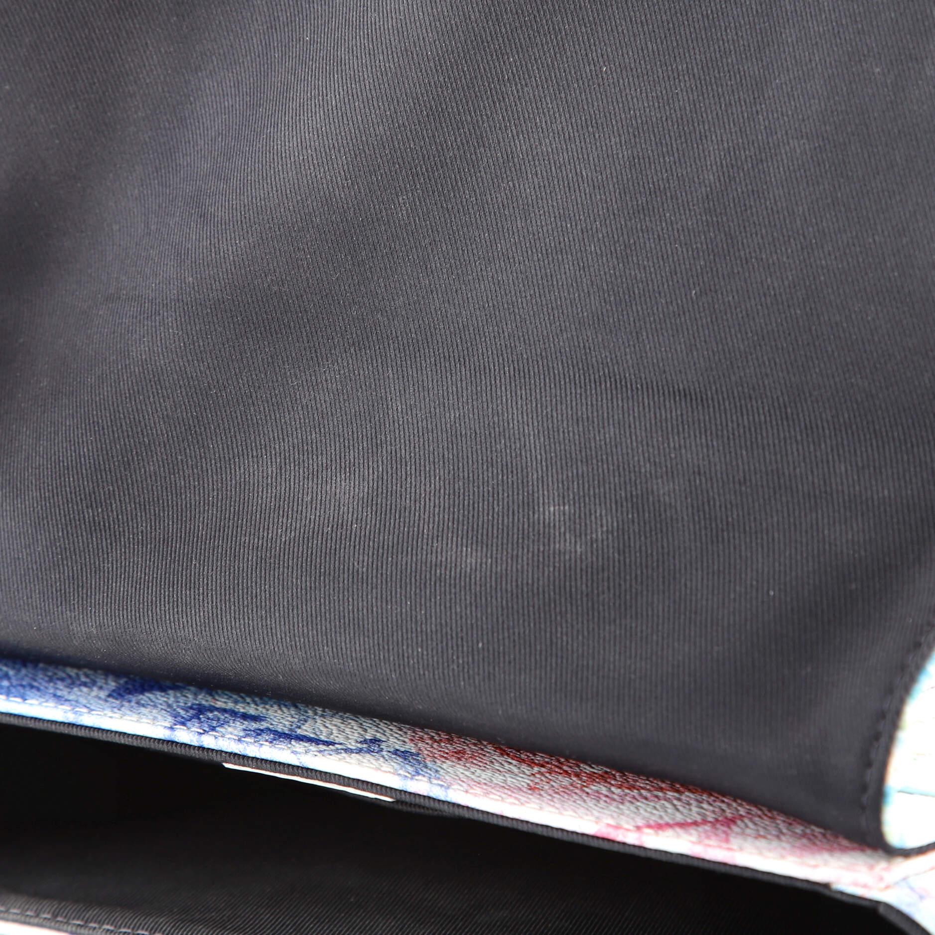 Gray Louis Vuitton Trunk Messenger Bag Limited Edition Monogram Pastel Multicolor
