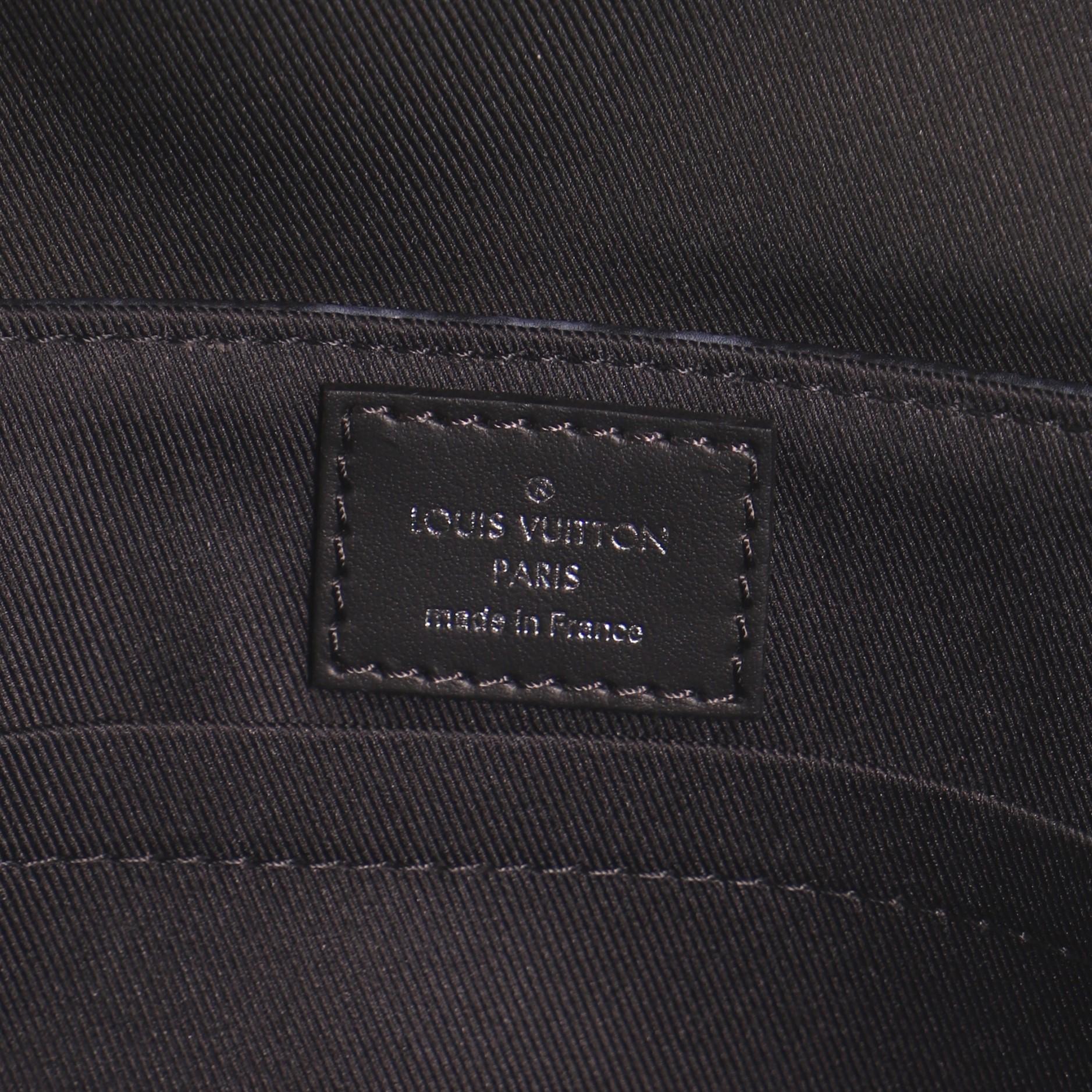 Louis Vuitton Trunk Messenger Bag Limited Edition Monogram Pastel Noir PM 3