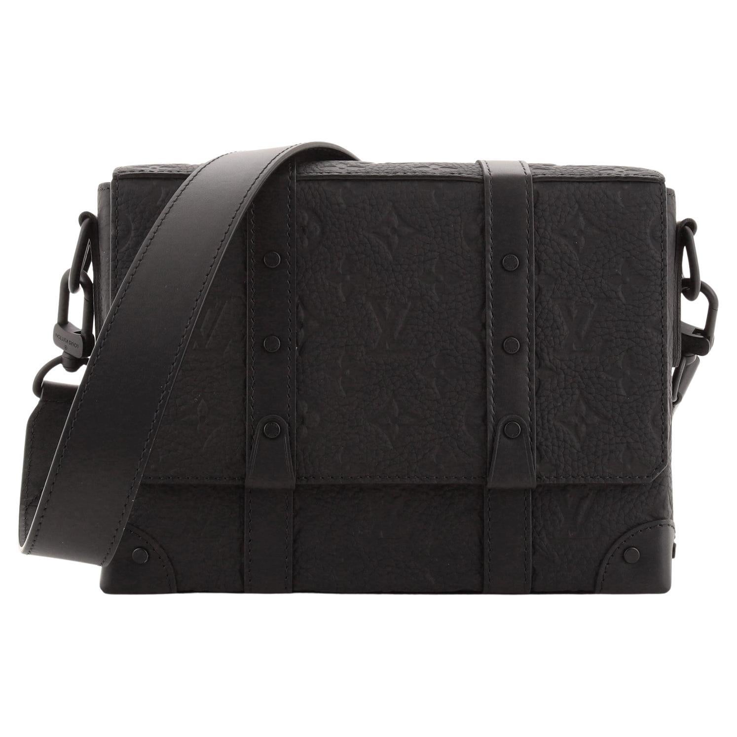 Louis Vuitton Trunk Messenger Bag Monogram Taurillon Leather PM