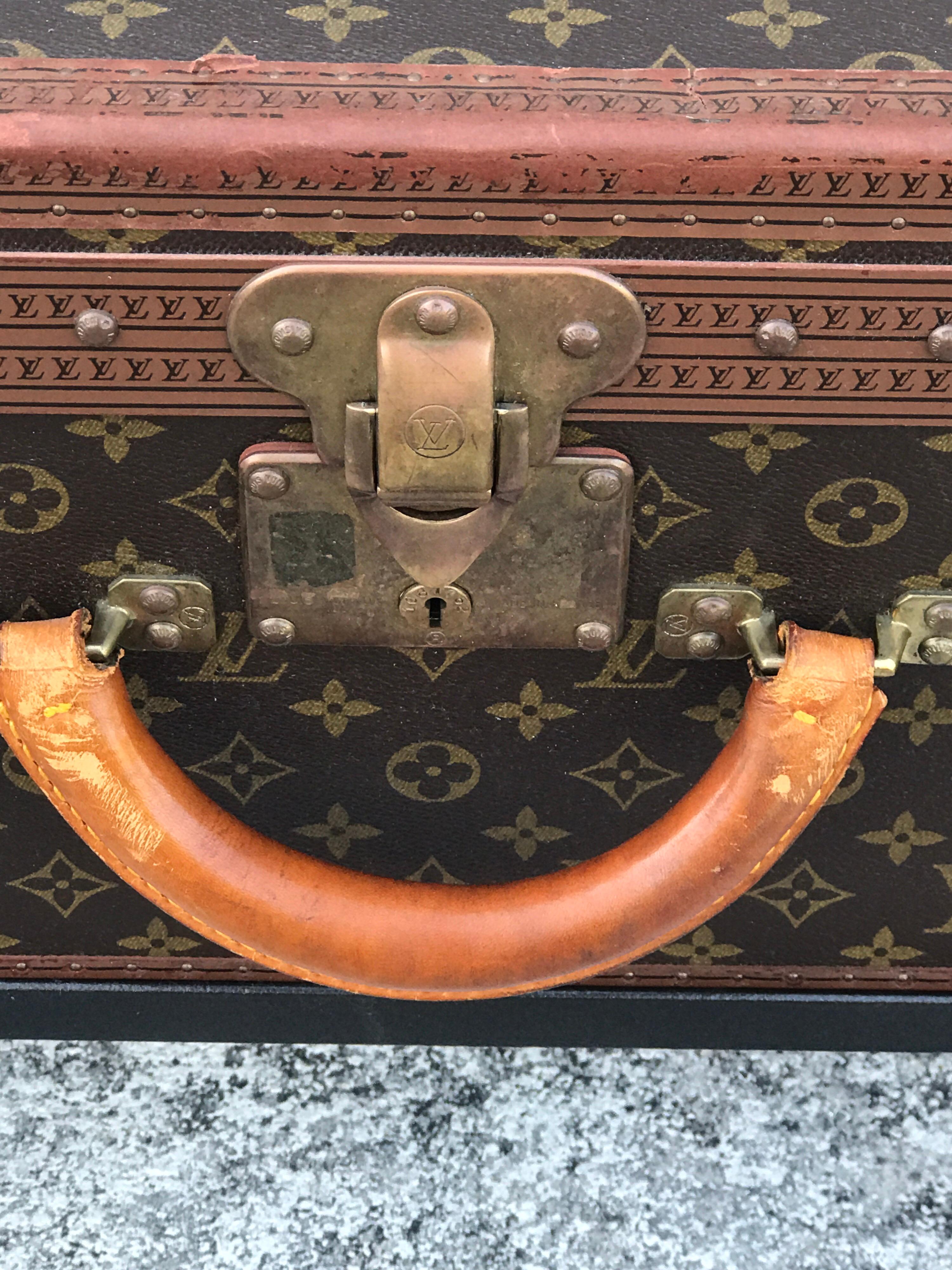 20th Century Louis Vuitton Trunk on Stand, Large