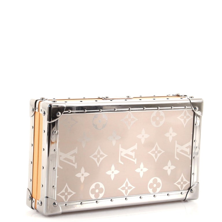 Beige Louis Vuitton Trunk Slim Wallet Monogram Titanium